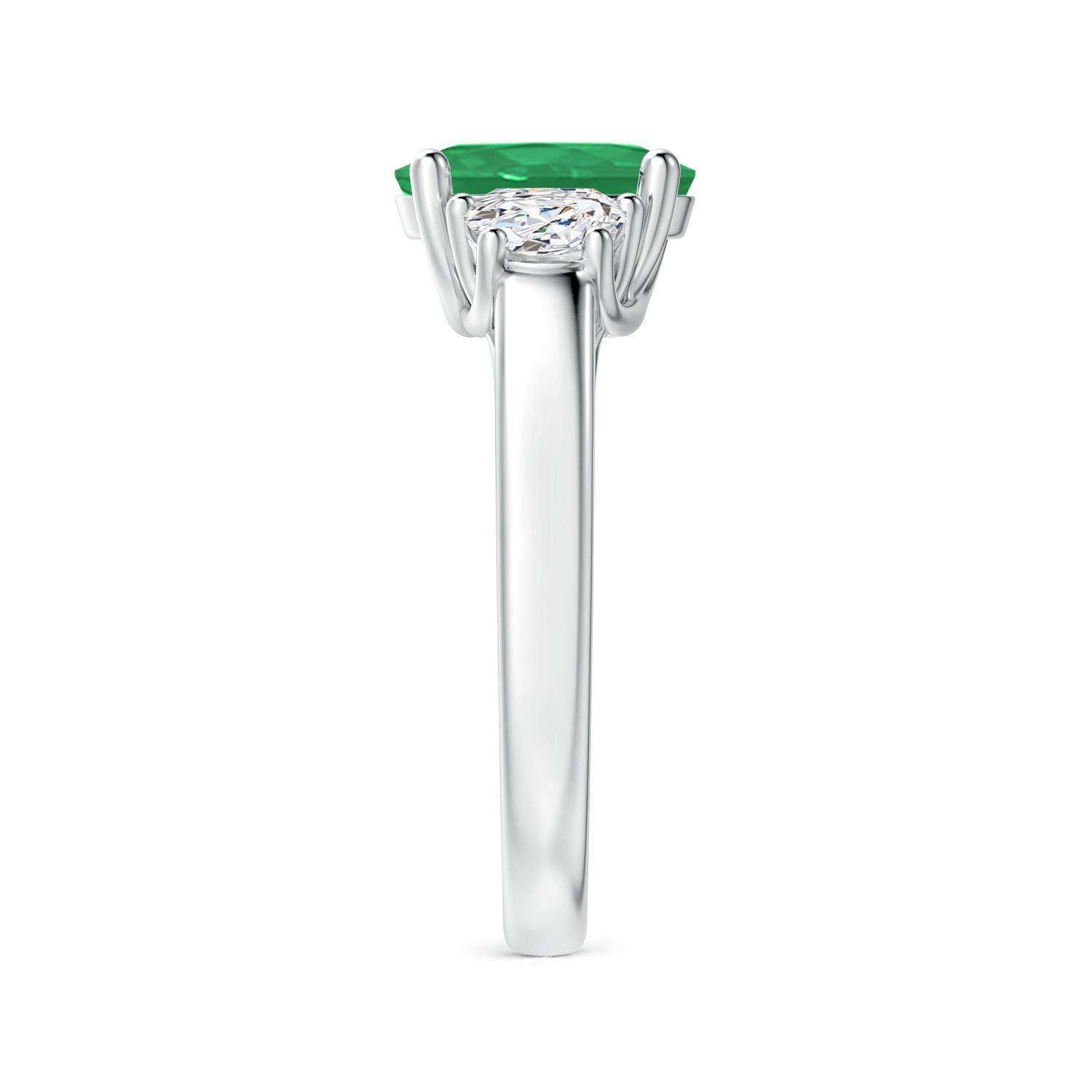 A - Emerald / 1.96 CT / 14 KT White Gold