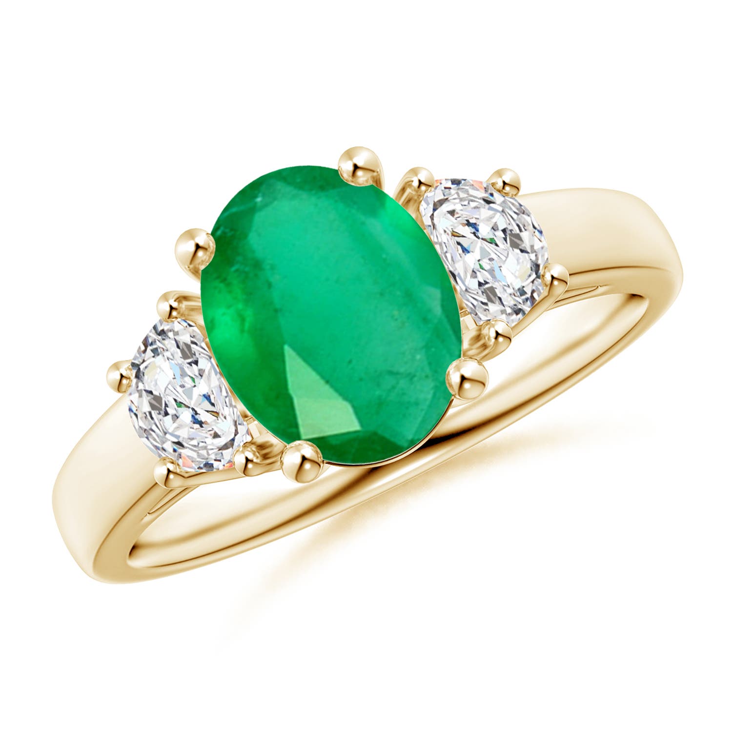 A - Emerald / 1.96 CT / 14 KT Yellow Gold