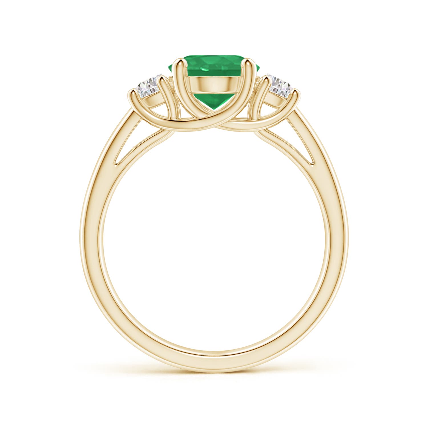 A - Emerald / 1.96 CT / 14 KT Yellow Gold