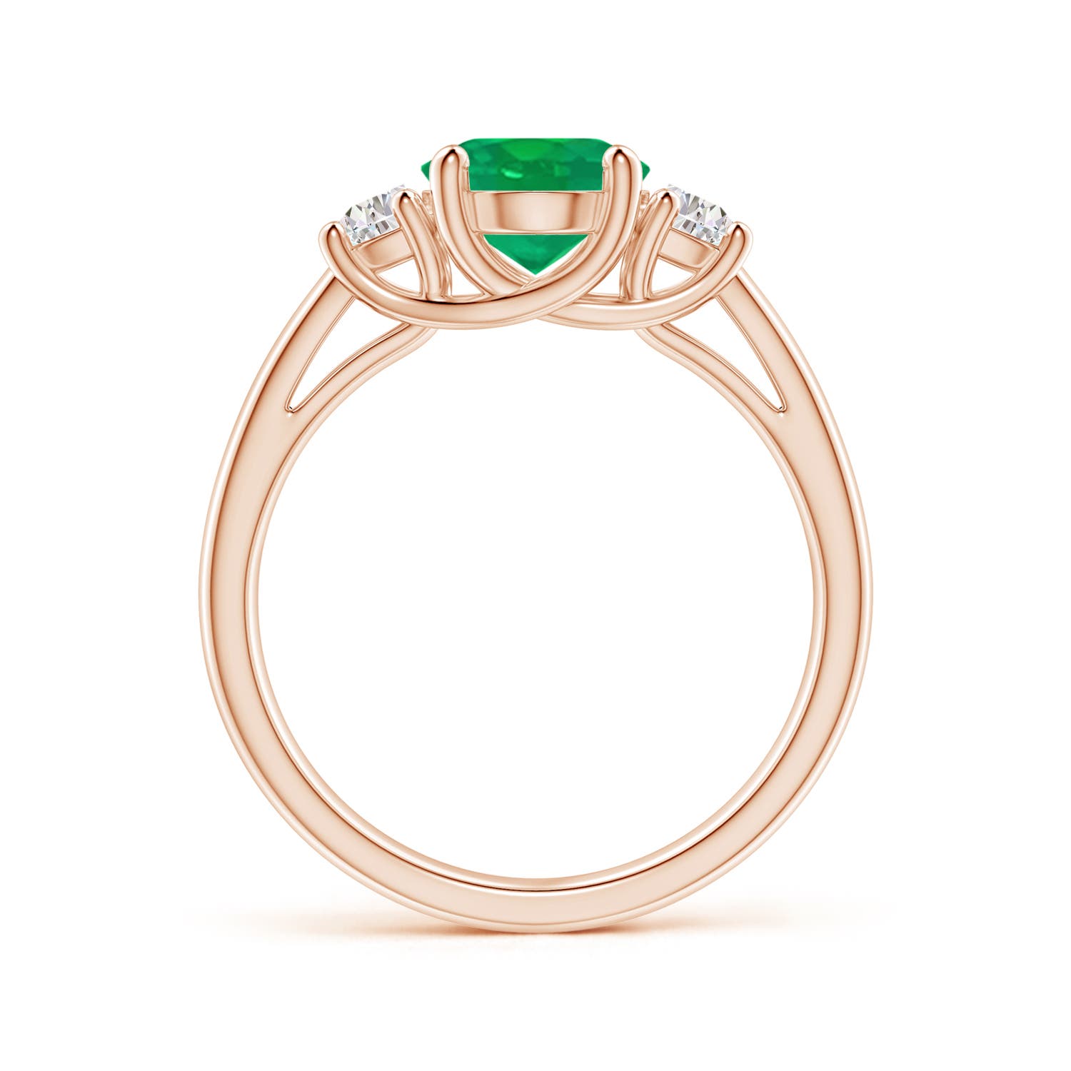 AA - Emerald / 1.96 CT / 14 KT Rose Gold