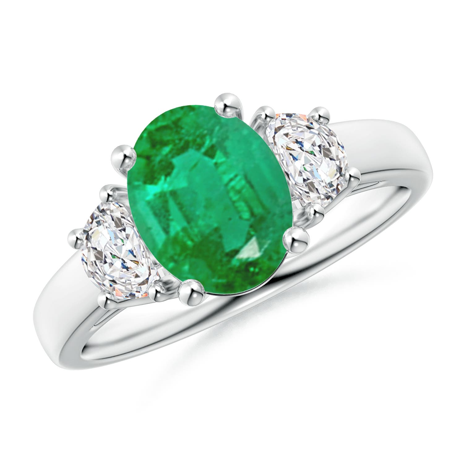 AA - Emerald / 1.96 CT / 14 KT White Gold