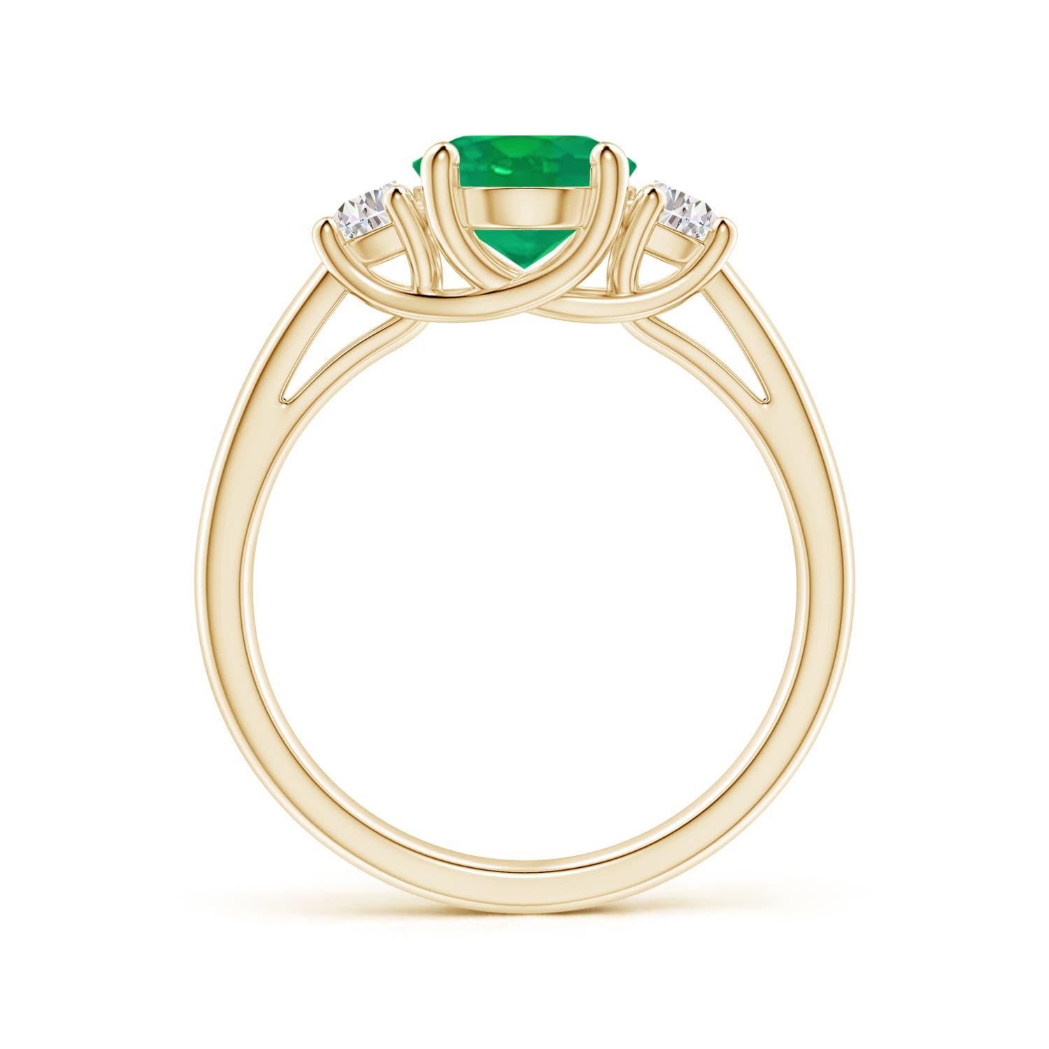 AA - Emerald / 1.96 CT / 14 KT Yellow Gold