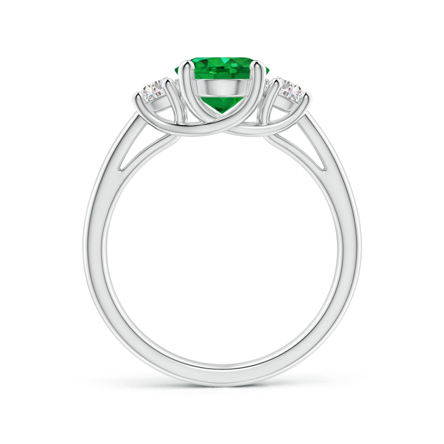 AAA - Emerald / 1.96 CT / 14 KT White Gold