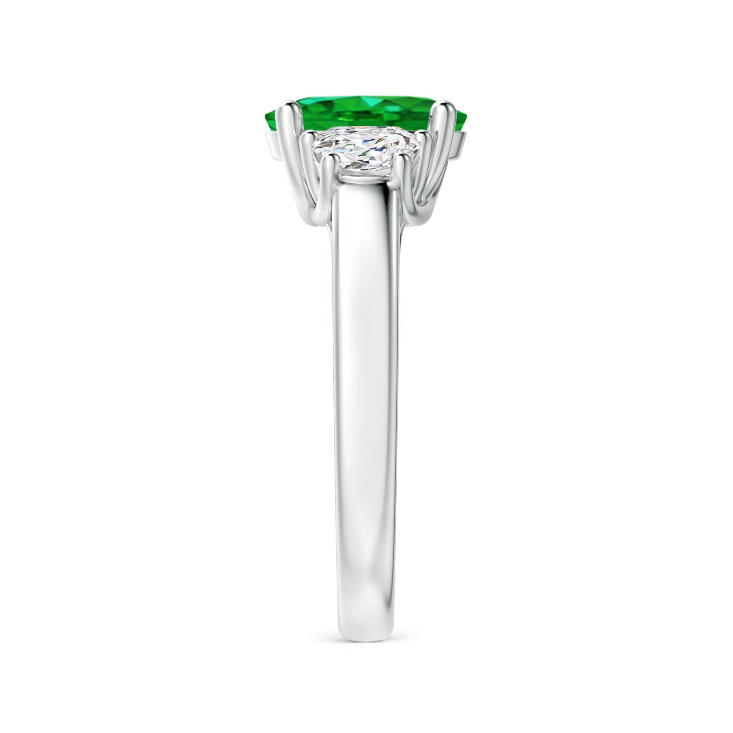 AAAA - Emerald / 1.96 CT / 14 KT White Gold