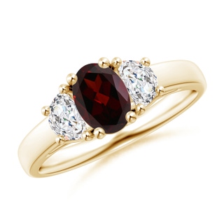 Oval A Garnet