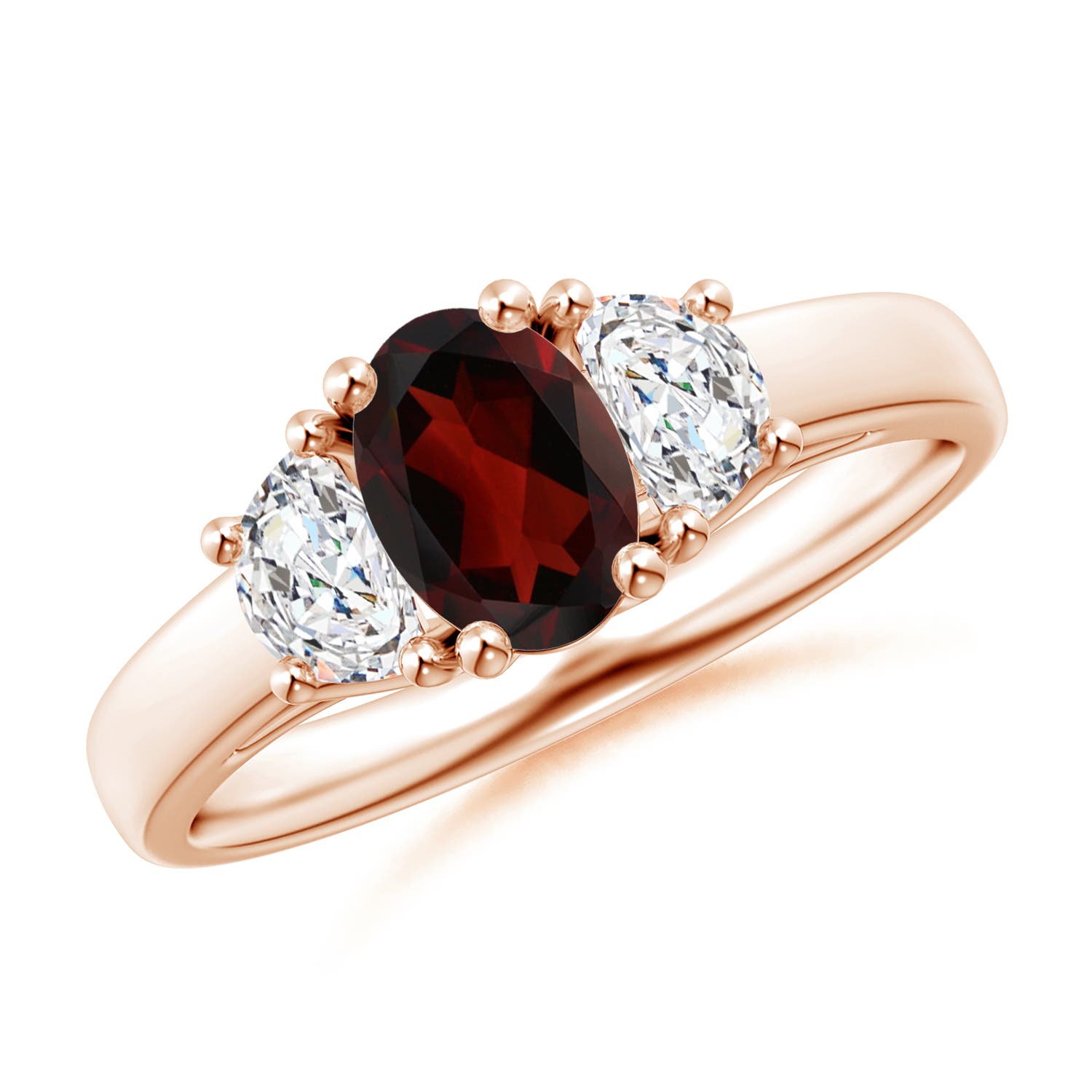 AA - Garnet / 1.22 CT / 14 KT Rose Gold