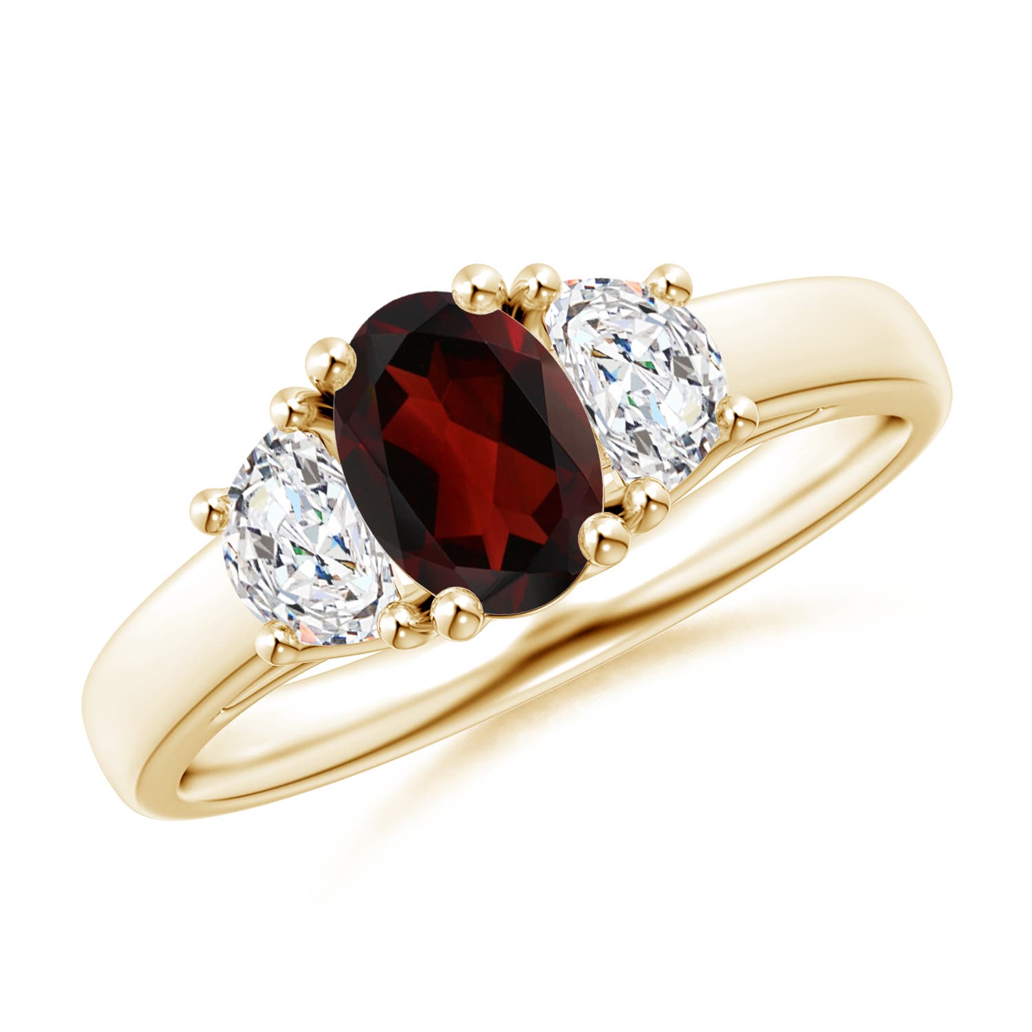 AA - Garnet / 1.22 CT / 14 KT Yellow Gold