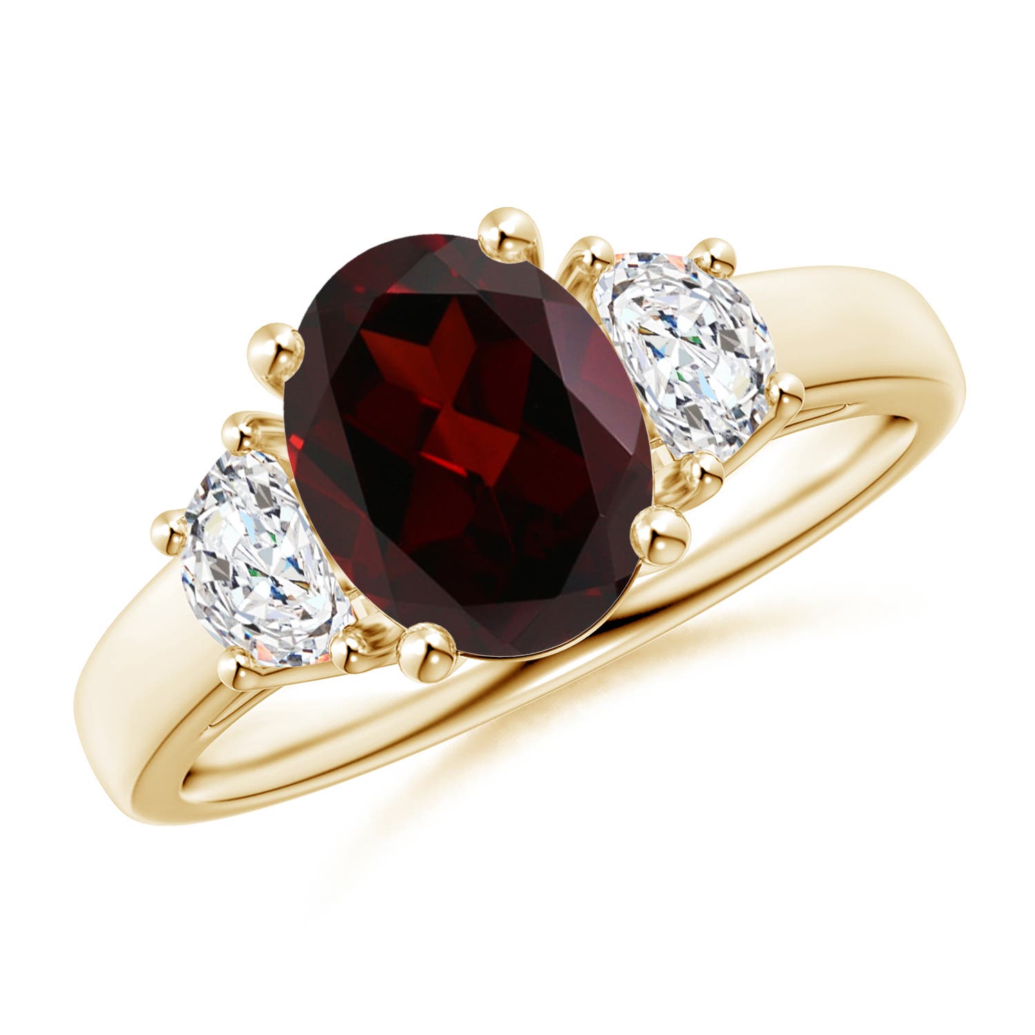 A - Garnet / 2.32 CT / 14 KT Yellow Gold