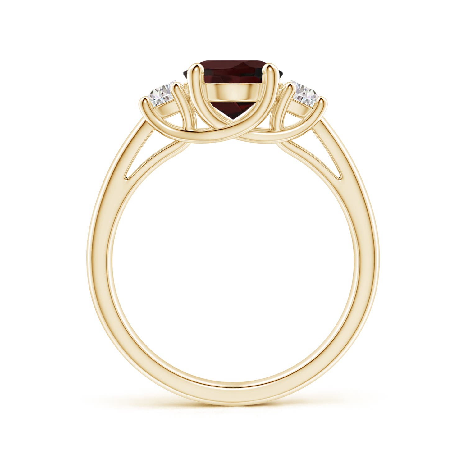 A - Garnet / 2.32 CT / 14 KT Yellow Gold