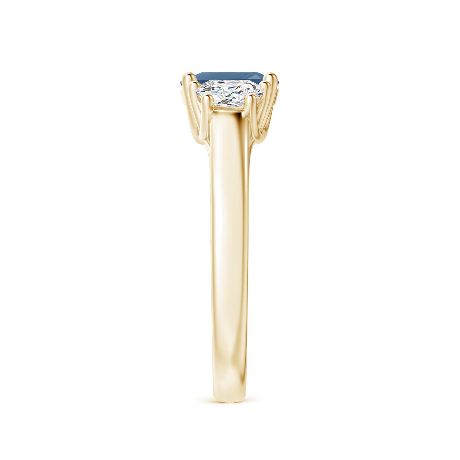 A - London Blue Topaz / 1.27 CT / 14 KT Yellow Gold