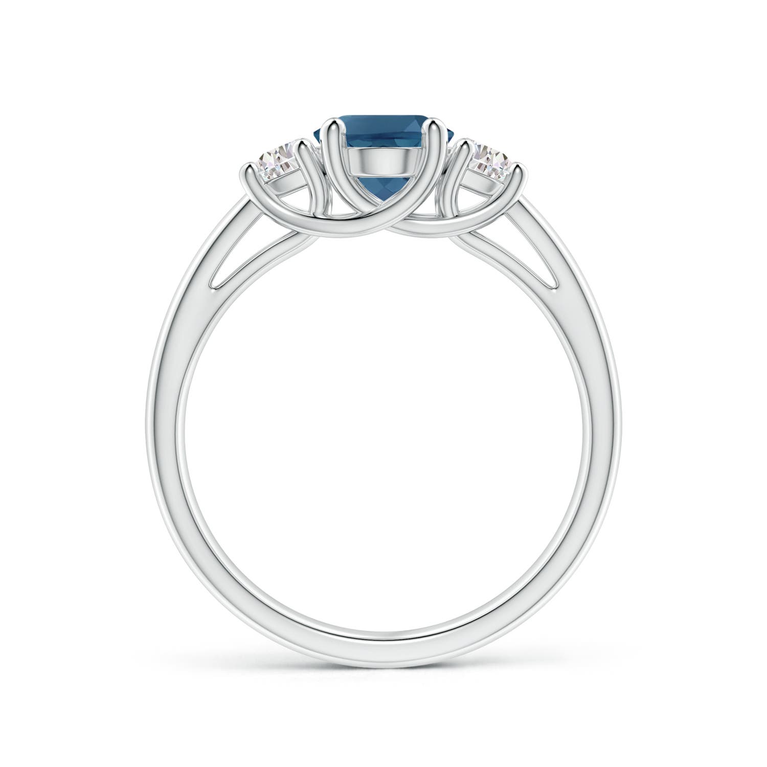 AA - London Blue Topaz / 1.82 CT / 14 KT White Gold