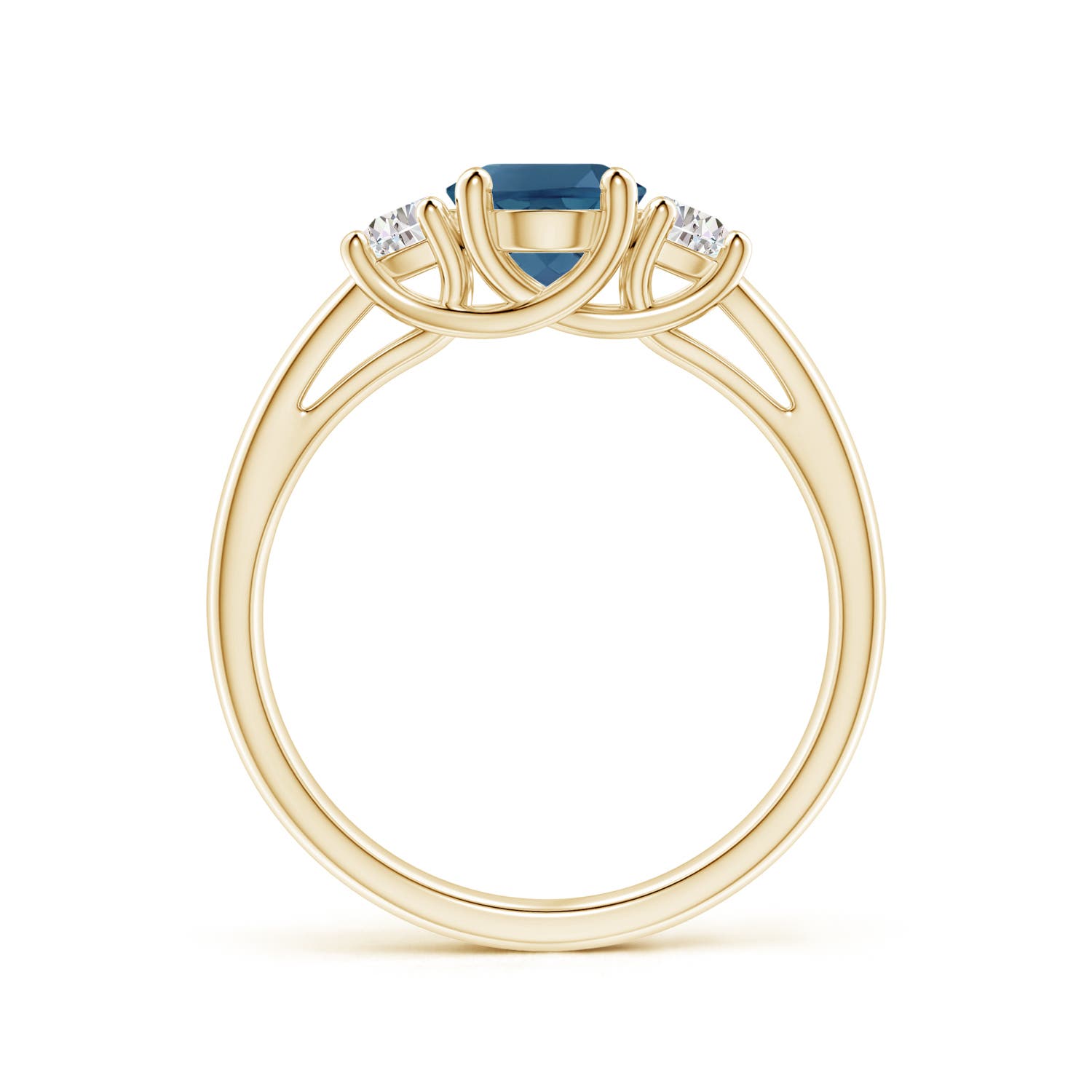 AA - London Blue Topaz / 1.82 CT / 14 KT Yellow Gold