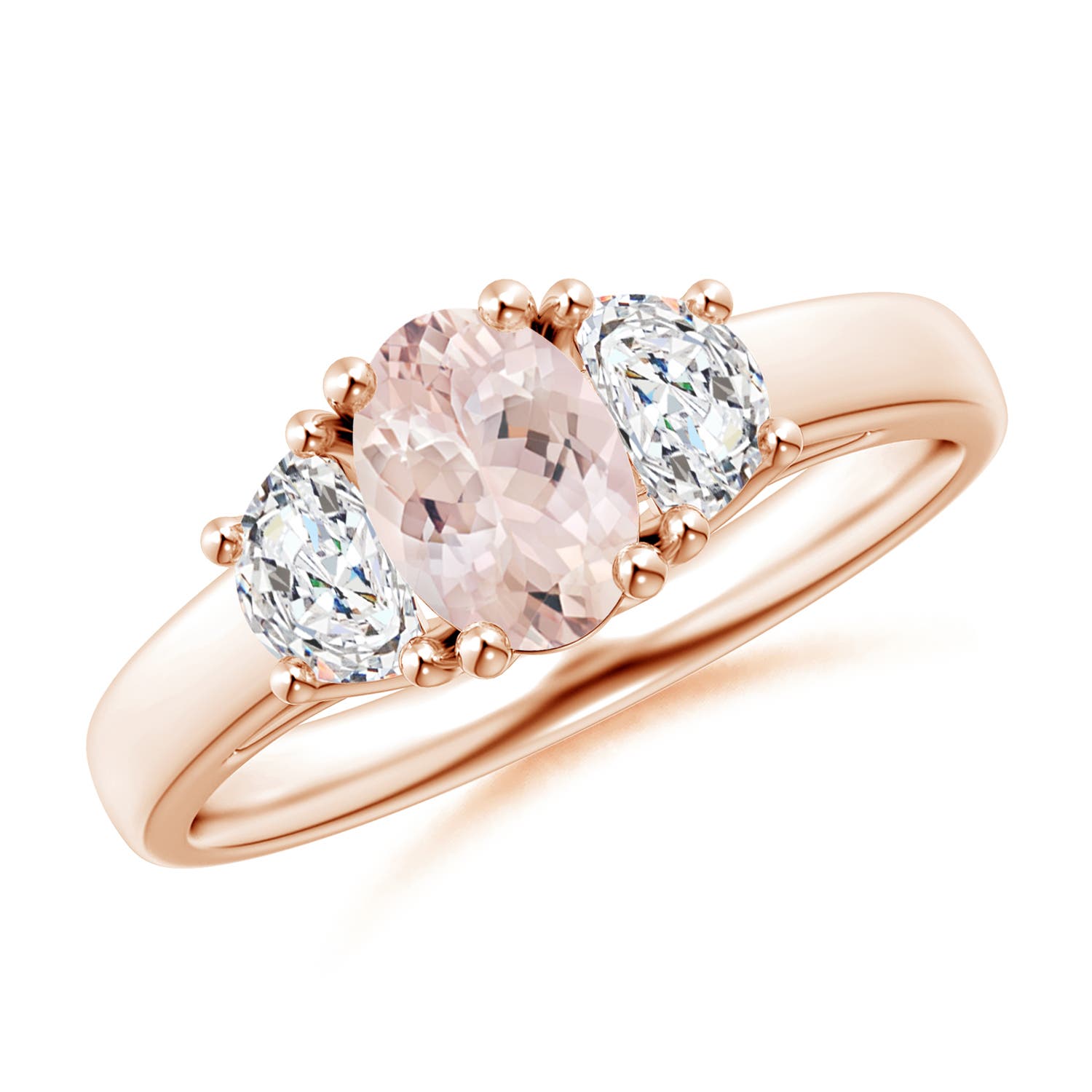 AA - Morganite / 1.02 CT / 14 KT Rose Gold