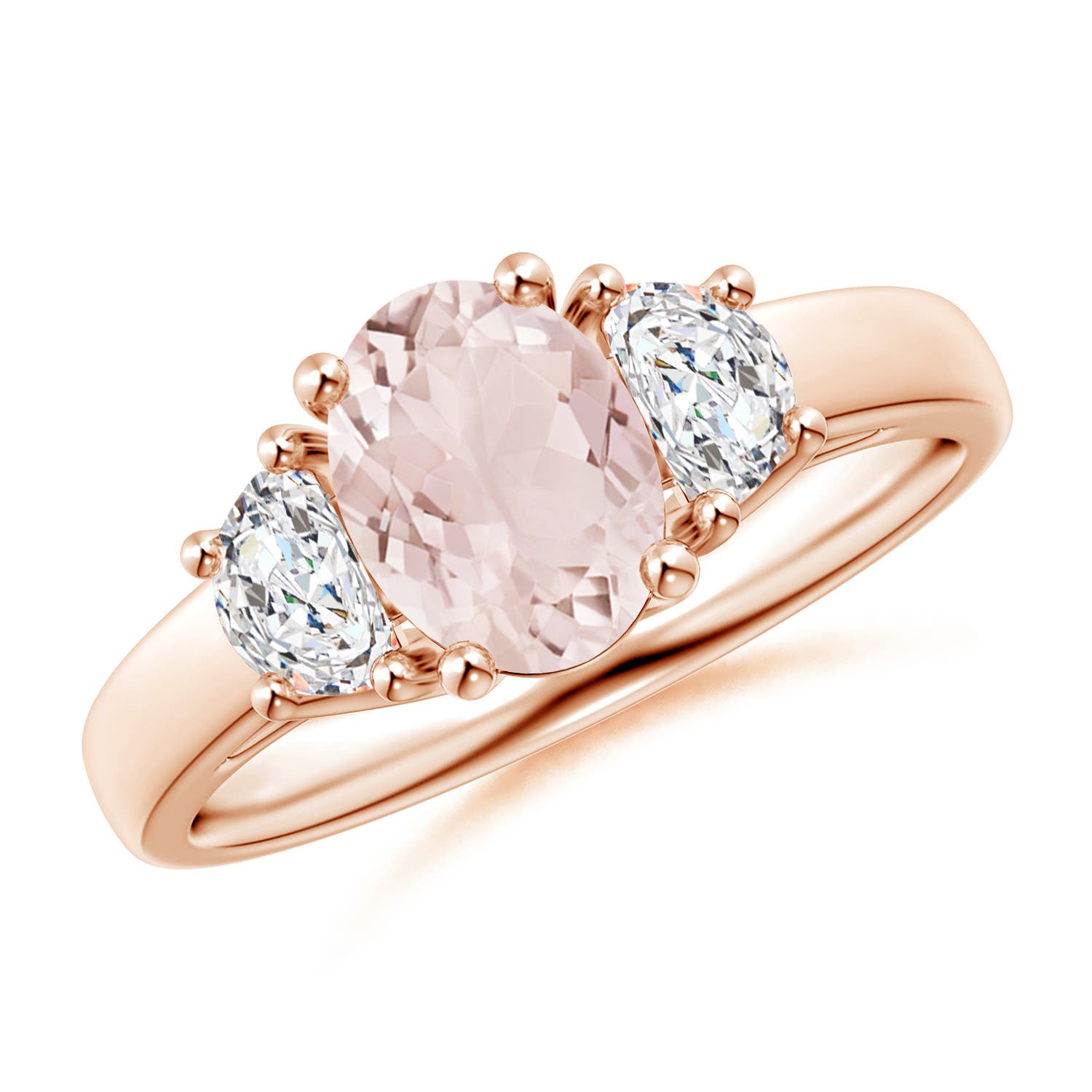 A - Morganite / 1.42 CT / 14 KT Rose Gold