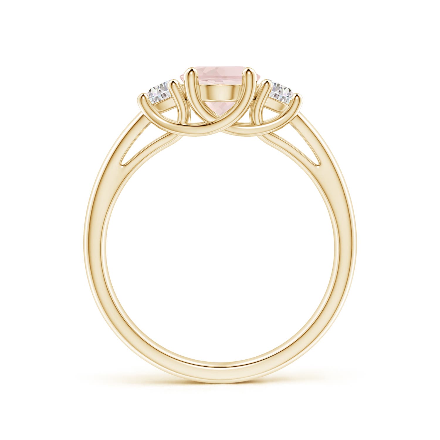 A - Morganite / 1.42 CT / 14 KT Yellow Gold