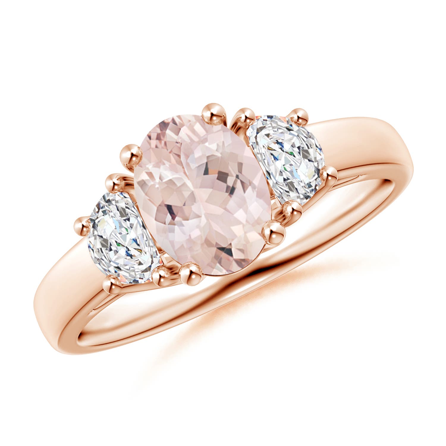 AA - Morganite / 1.42 CT / 14 KT Rose Gold