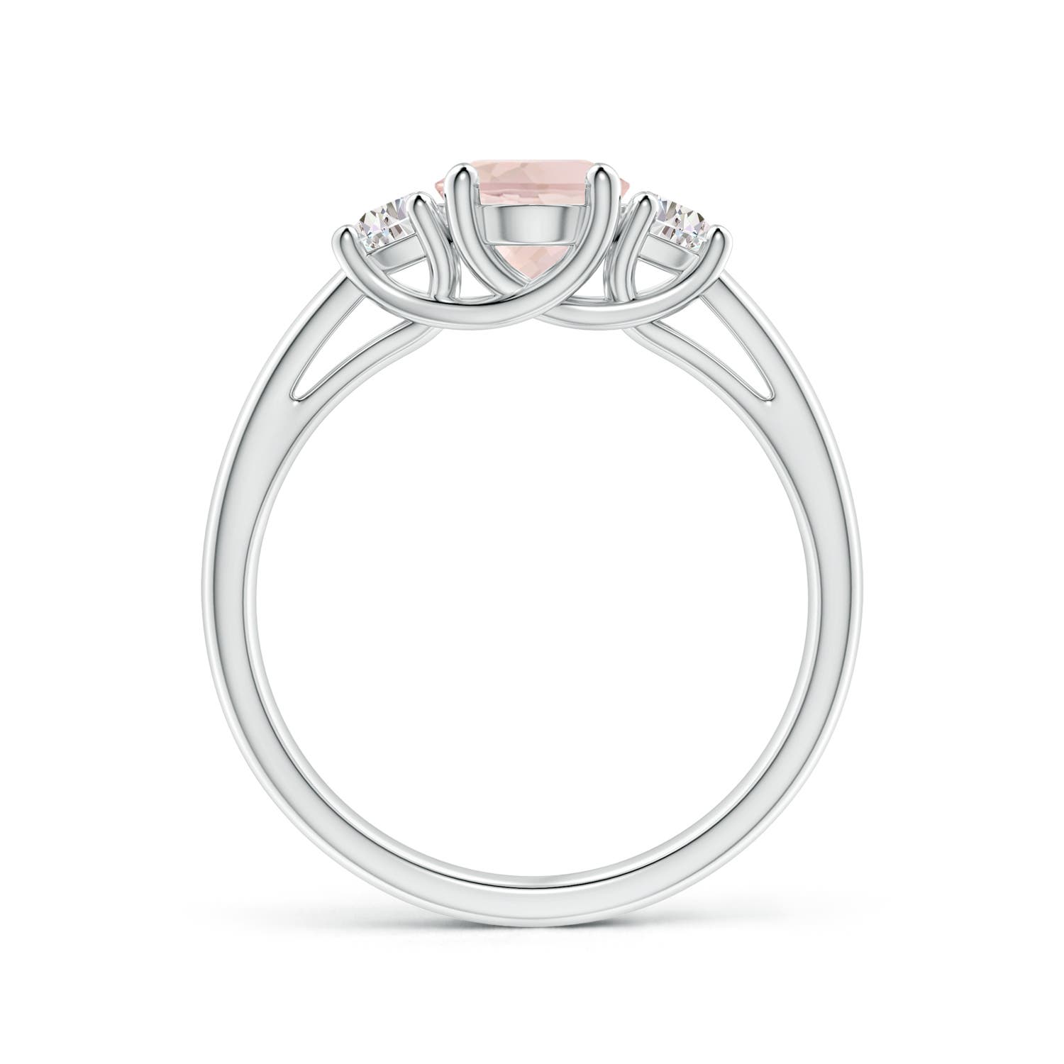 AA - Morganite / 1.42 CT / 14 KT White Gold