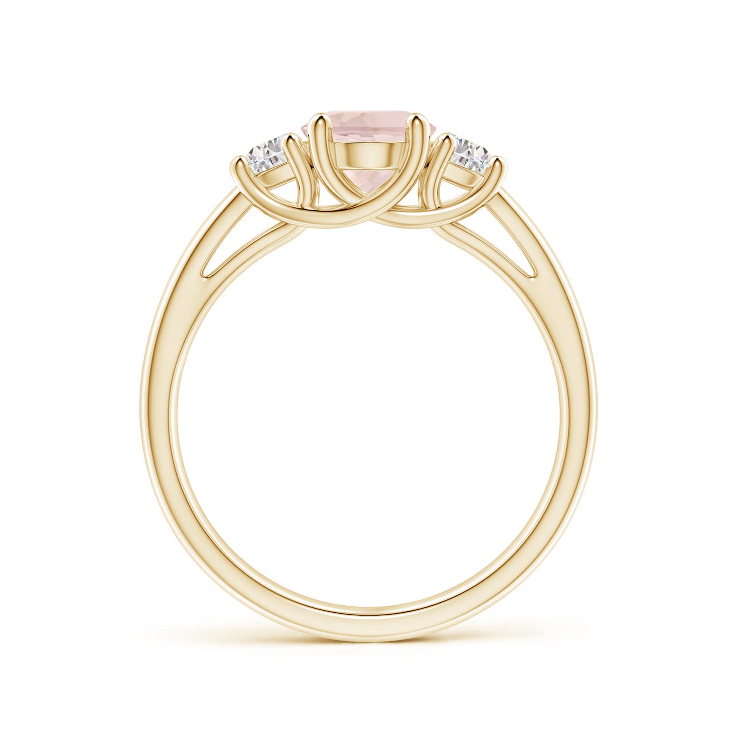 AA - Morganite / 1.42 CT / 14 KT Yellow Gold