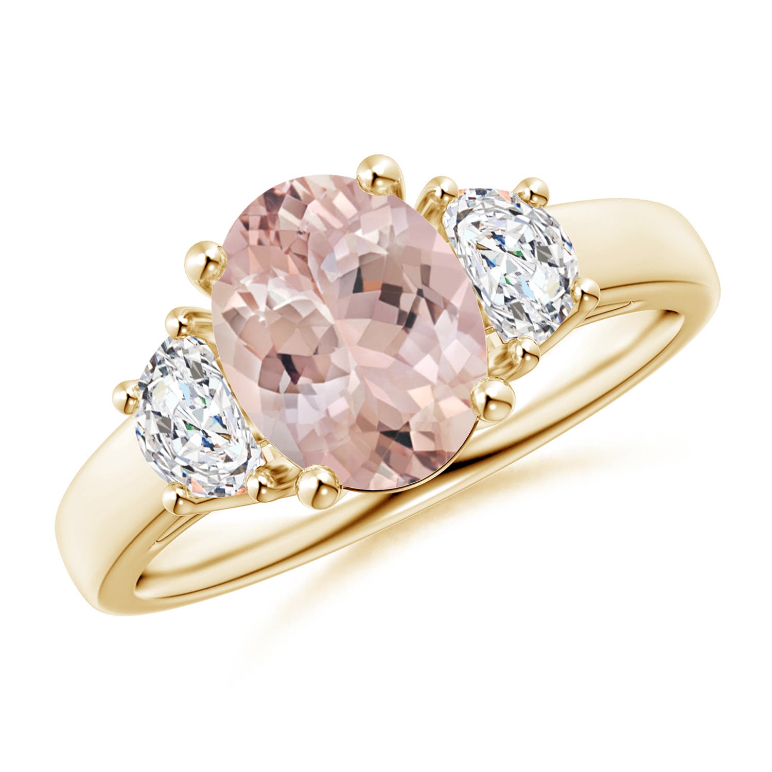 AA - Morganite / 1.97 CT / 14 KT Yellow Gold