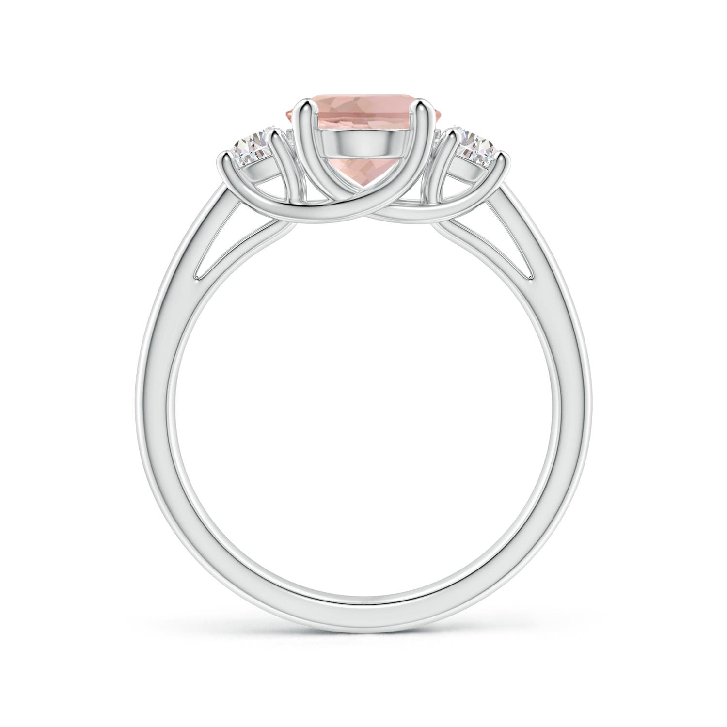 AAA - Morganite / 1.97 CT / 14 KT White Gold