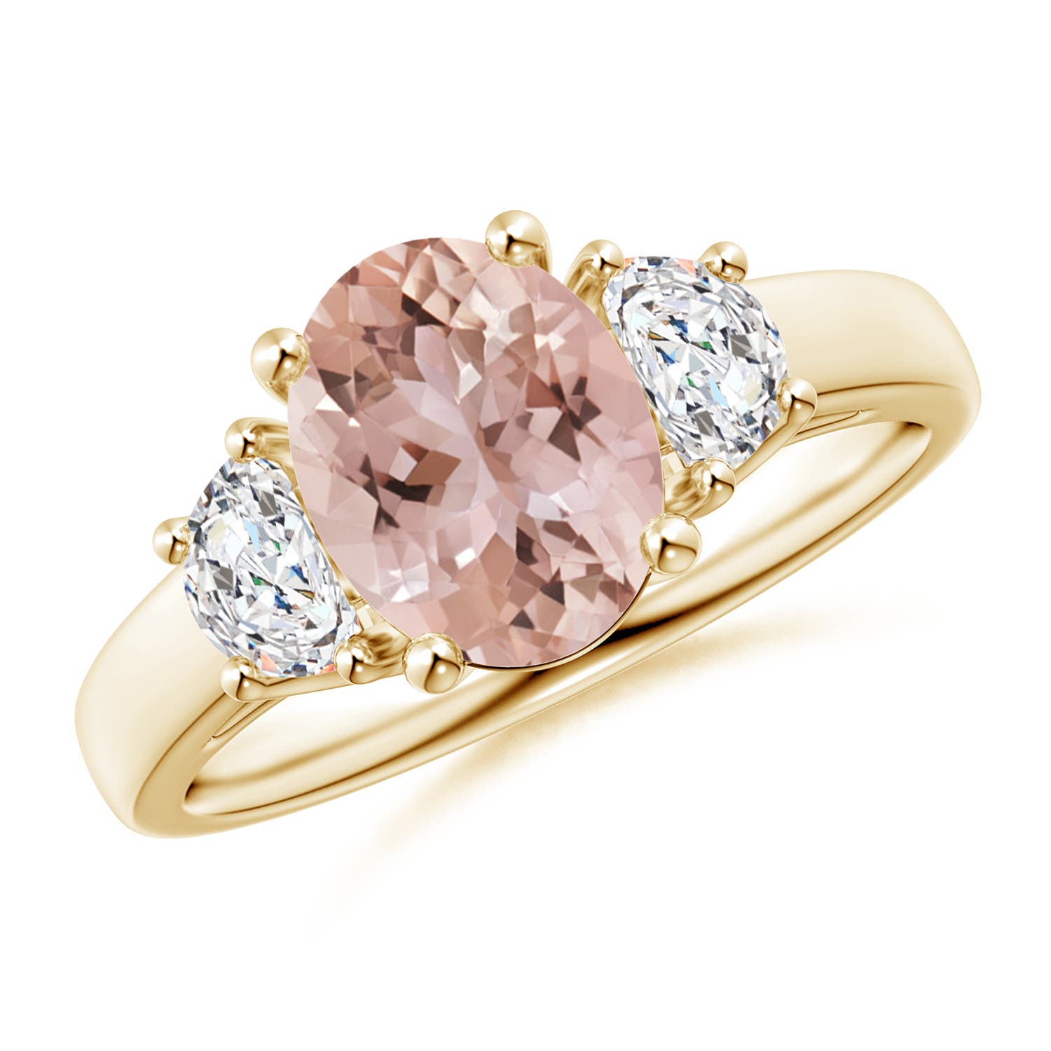 AAA - Morganite / 1.97 CT / 14 KT Yellow Gold