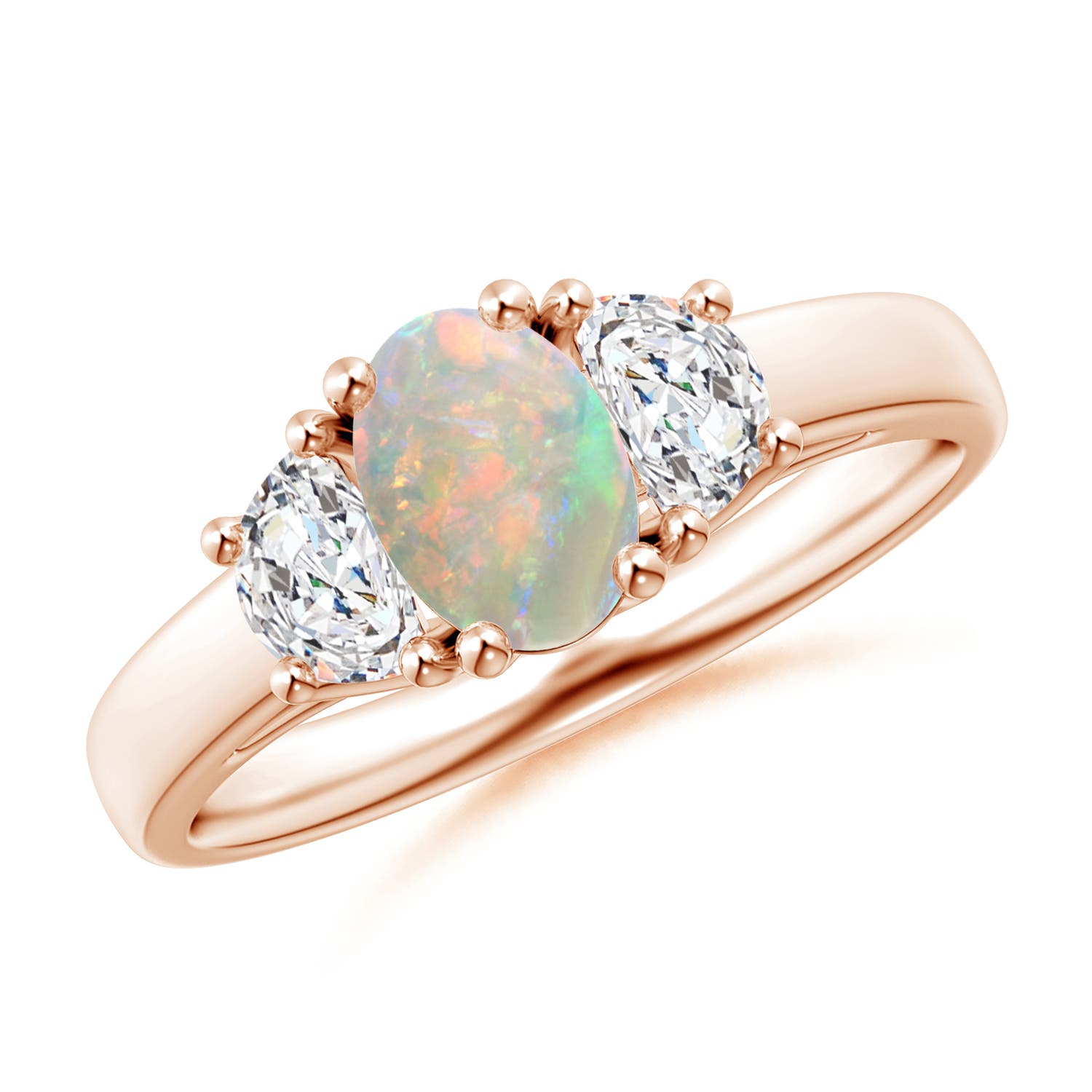 AAAA - Opal / 0.77 CT / 14 KT Rose Gold