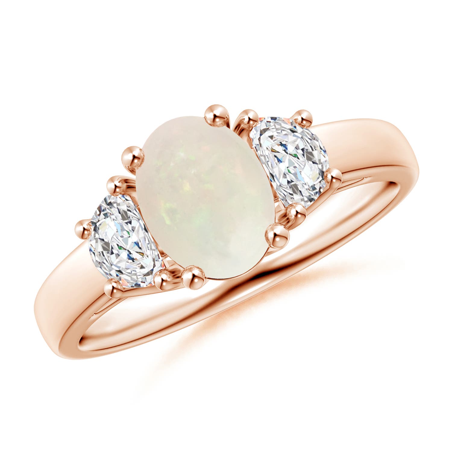 A - Opal / 1.12 CT / 14 KT Rose Gold