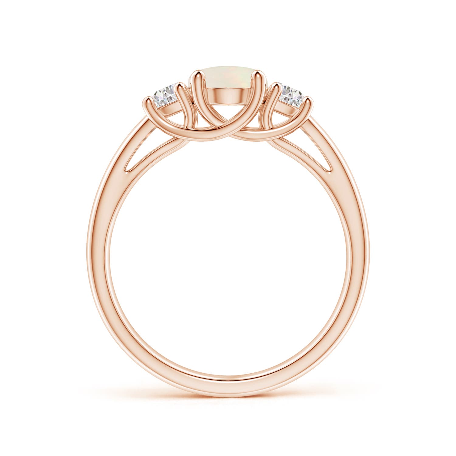 A - Opal / 1.12 CT / 14 KT Rose Gold