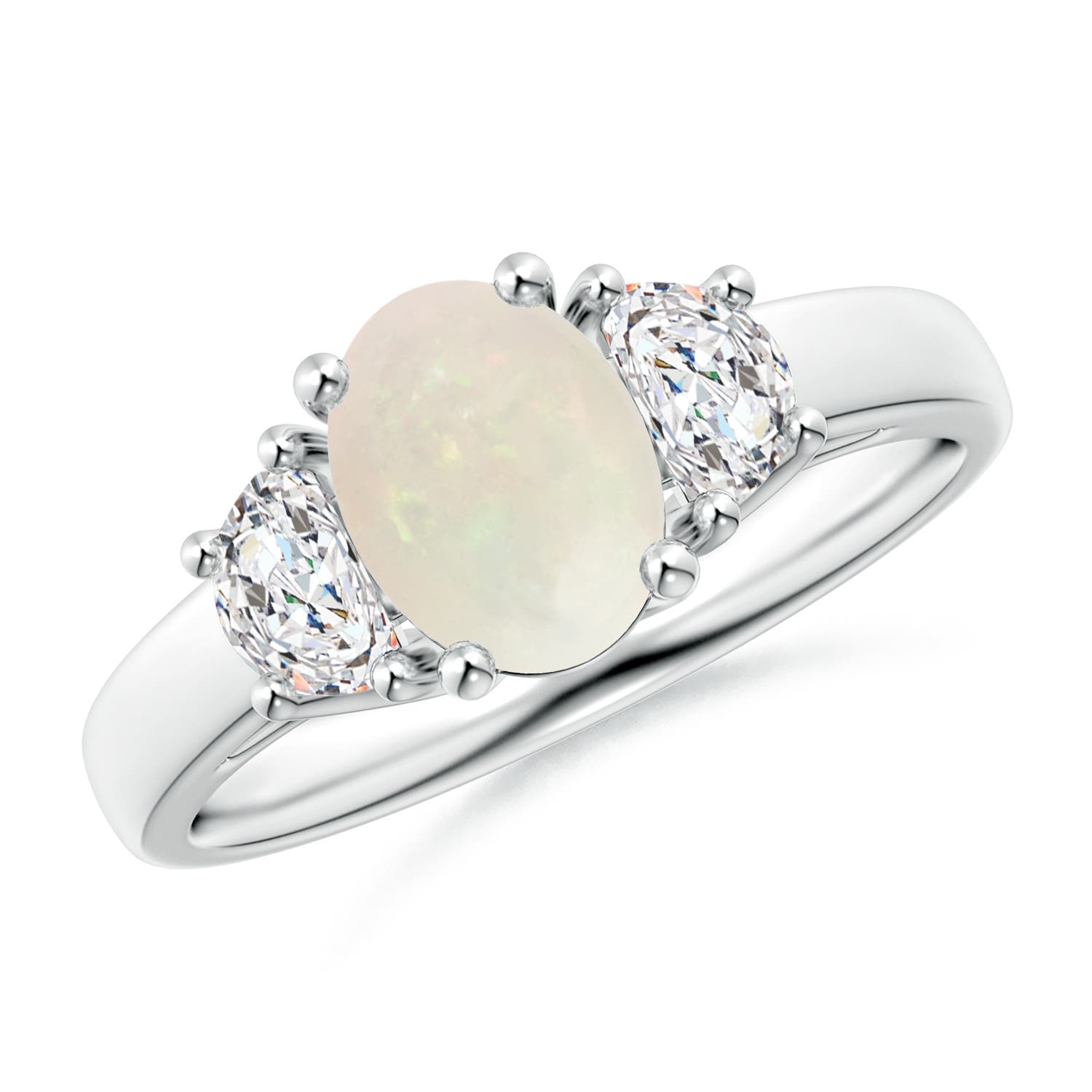 A - Opal / 1.12 CT / 14 KT White Gold