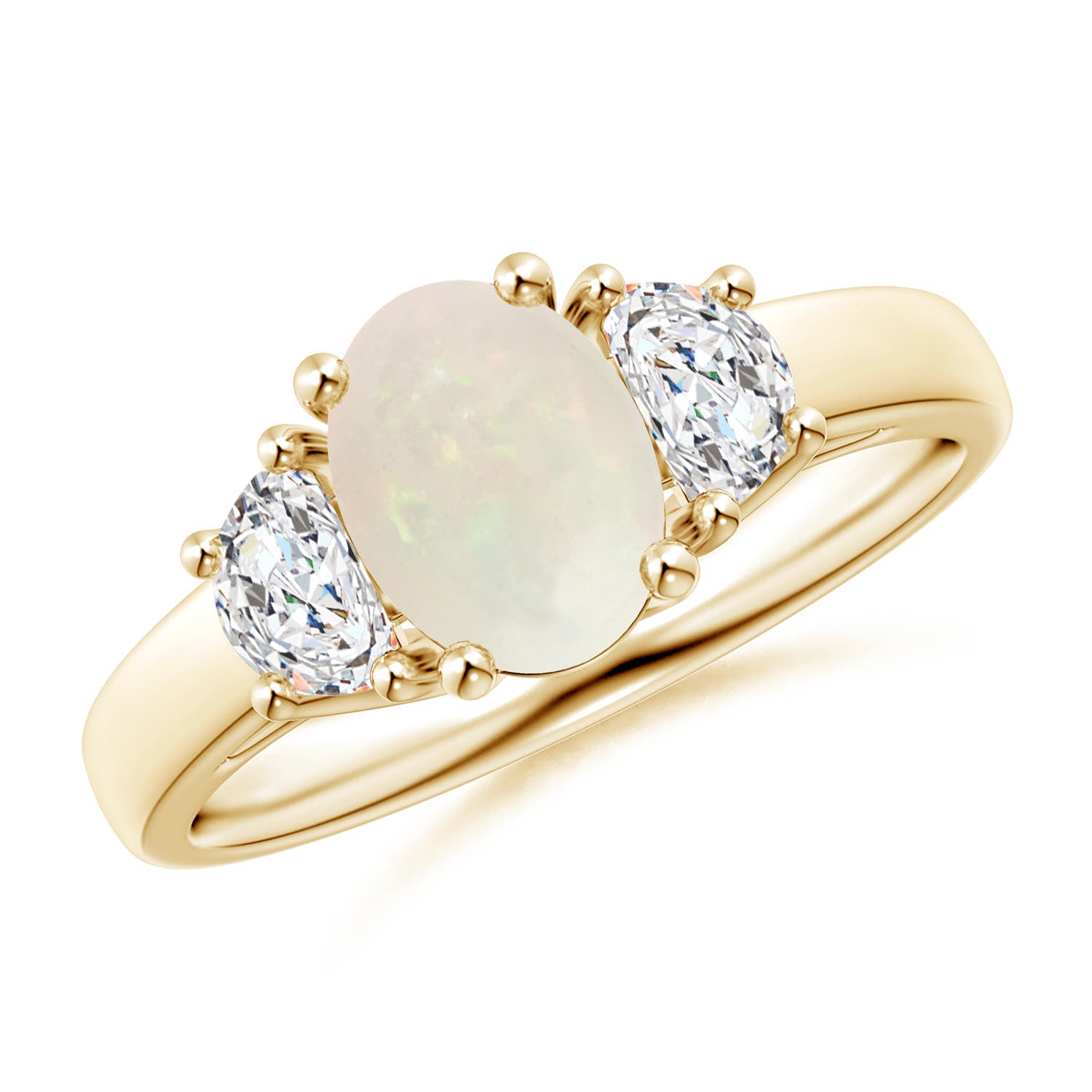 A - Opal / 1.12 CT / 14 KT Yellow Gold