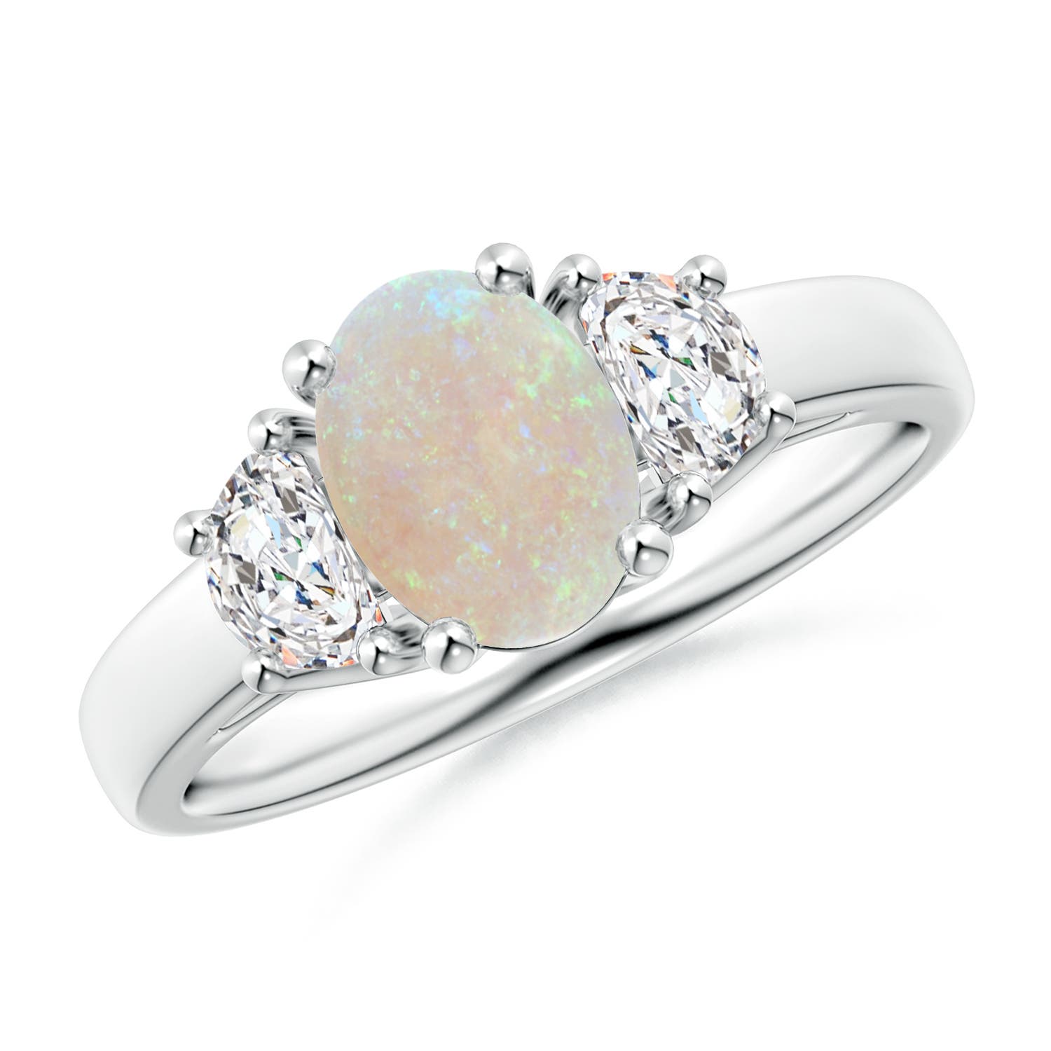 AA - Opal / 1.12 CT / 14 KT White Gold