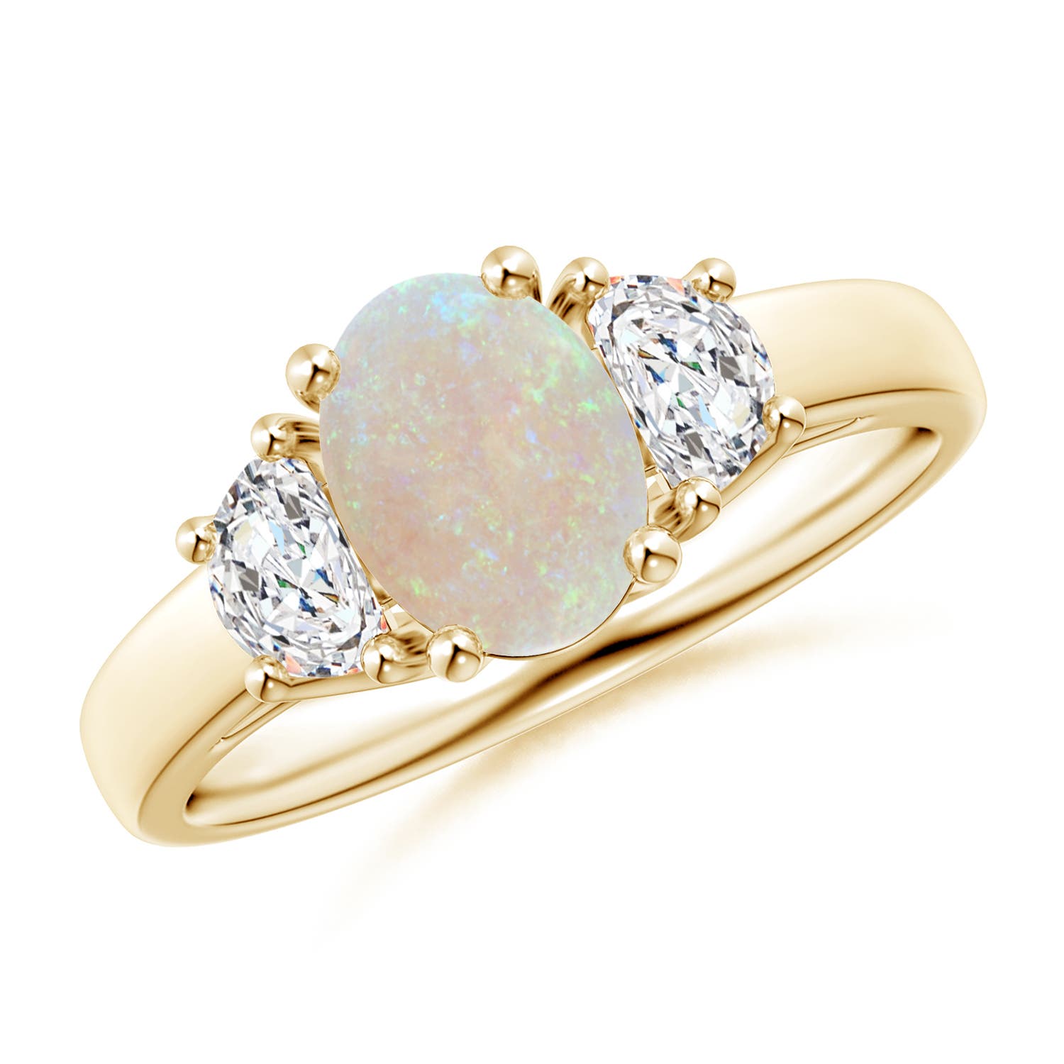 AA - Opal / 1.12 CT / 14 KT Yellow Gold