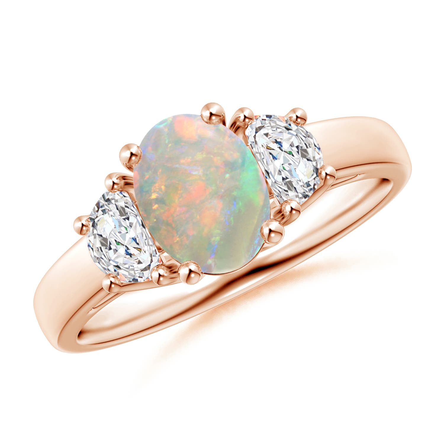 AAAA - Opal / 1.12 CT / 14 KT Rose Gold