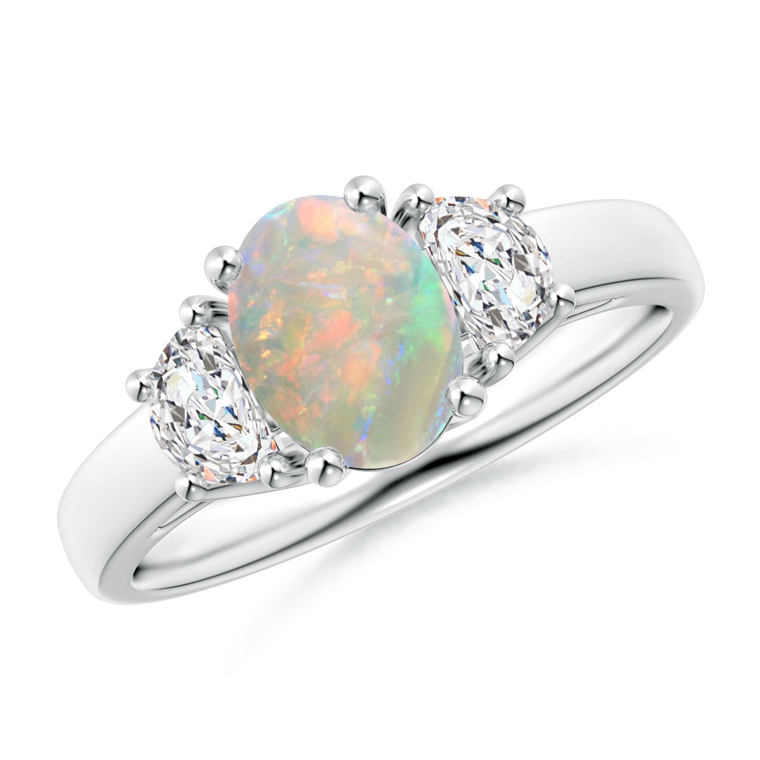 AAAA - Opal / 1.12 CT / 14 KT White Gold