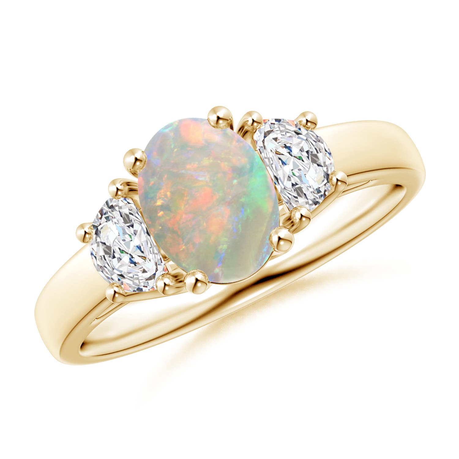 AAAA - Opal / 1.12 CT / 14 KT Yellow Gold