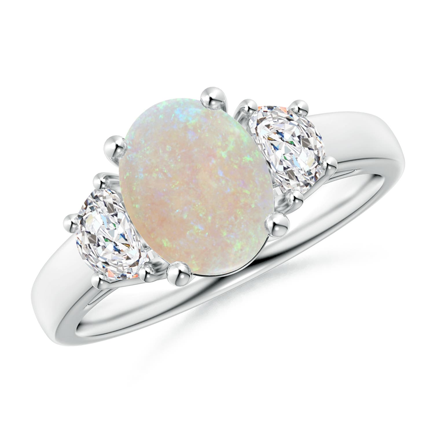 AA - Opal / 1.42 CT / 14 KT White Gold