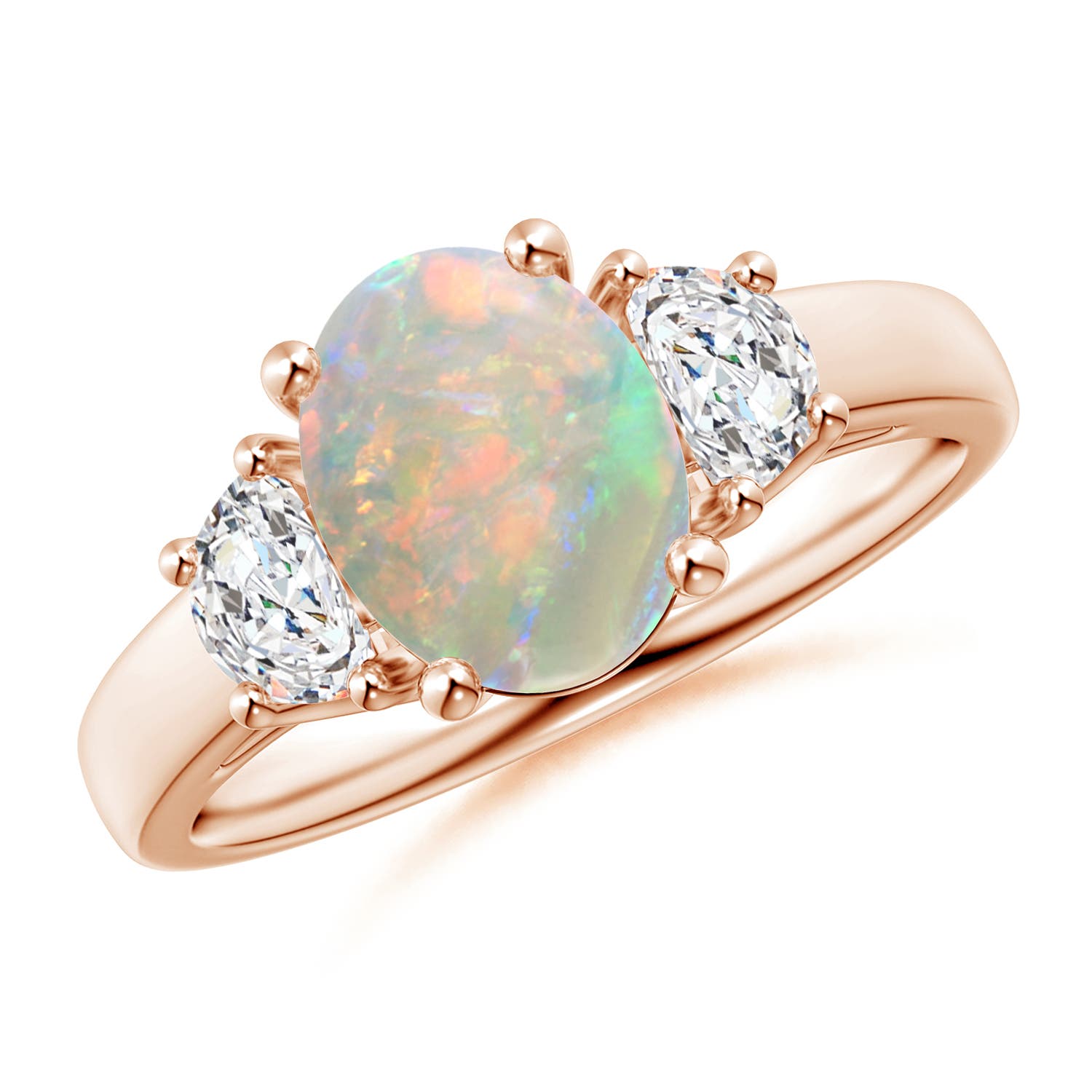 AAAA - Opal / 1.42 CT / 14 KT Rose Gold