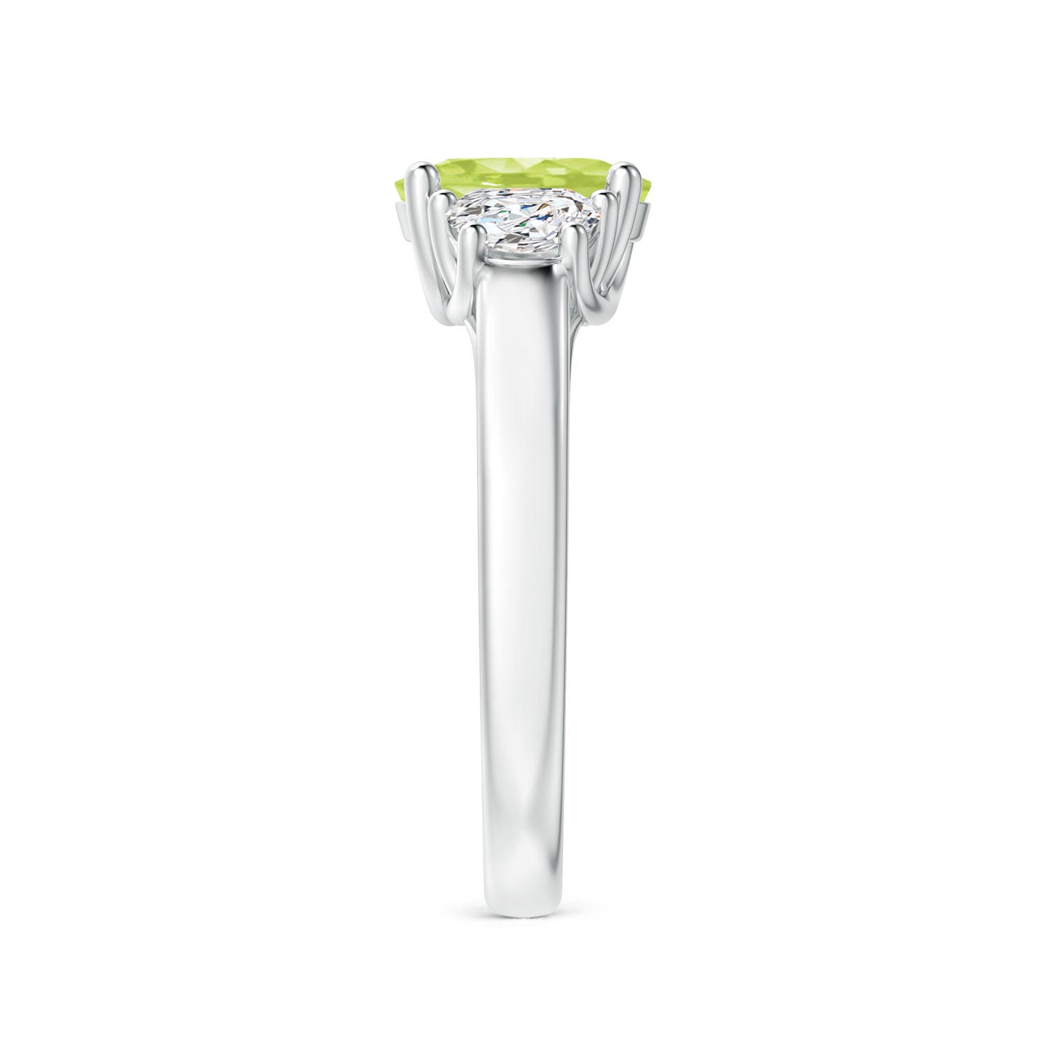 A - Peridot / 1.67 CT / 14 KT White Gold