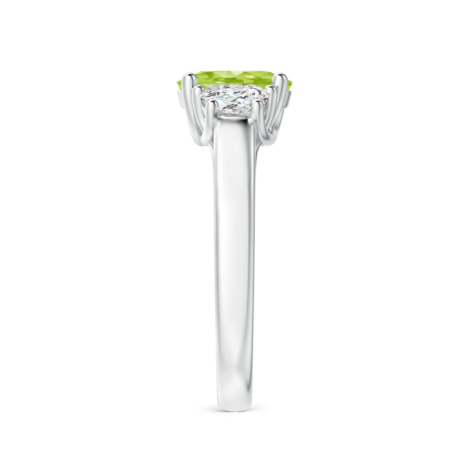 AA - Peridot / 1.67 CT / 14 KT White Gold