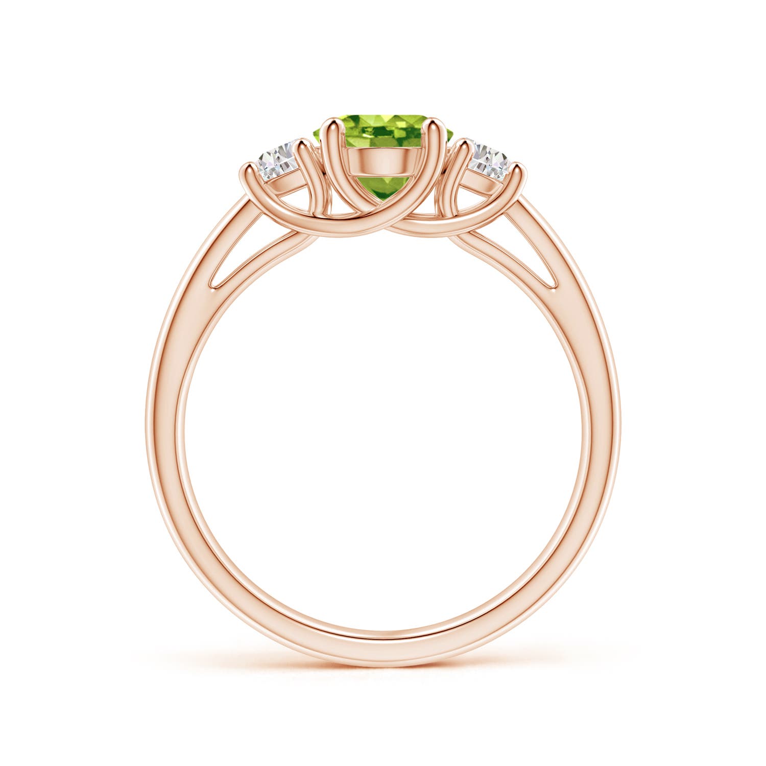 AAA - Peridot / 1.67 CT / 14 KT Rose Gold