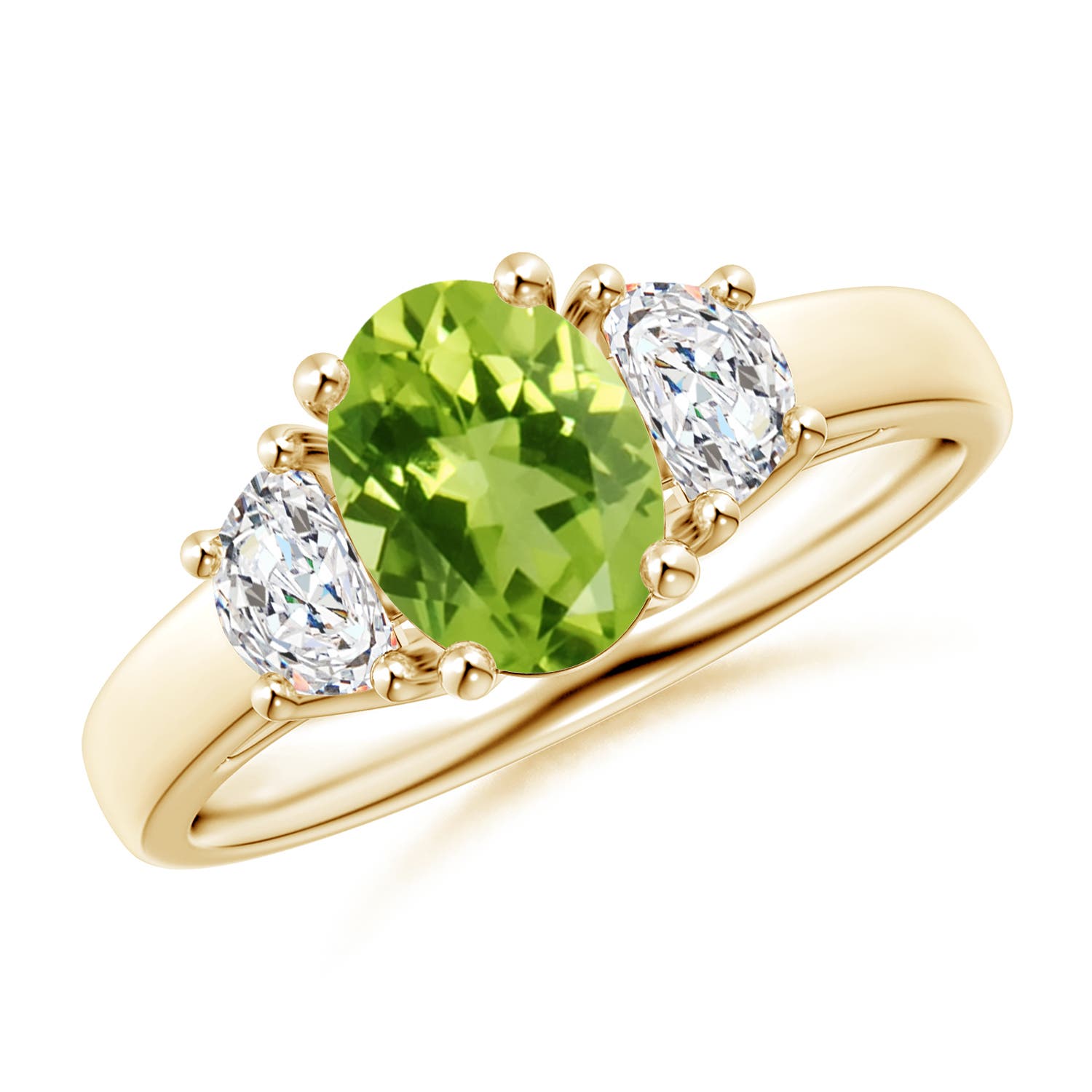 AAA - Peridot / 1.67 CT / 14 KT Yellow Gold