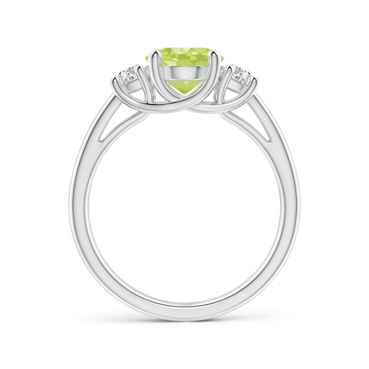 A - Peridot / 2.22 CT / 14 KT White Gold