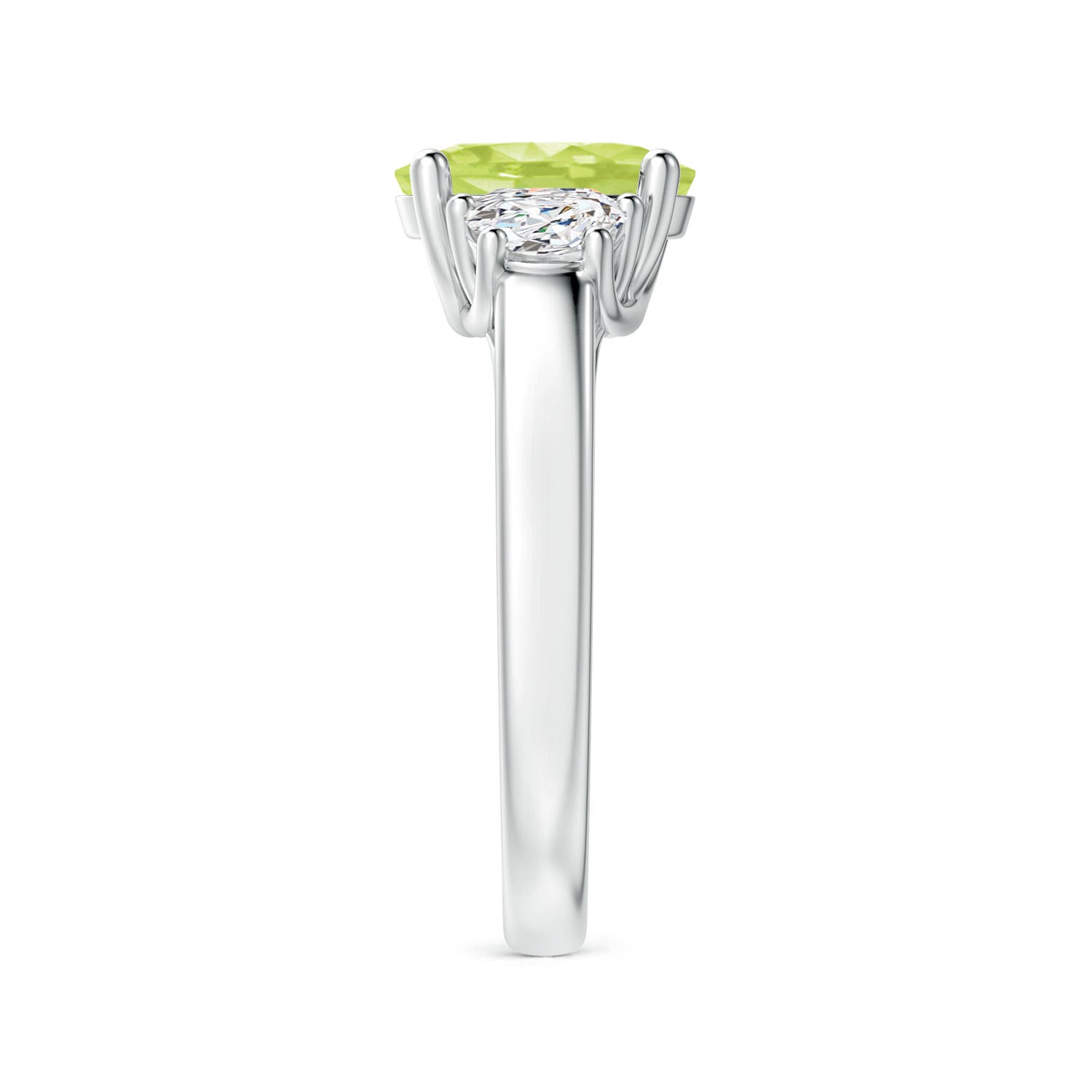 A - Peridot / 2.22 CT / 14 KT White Gold