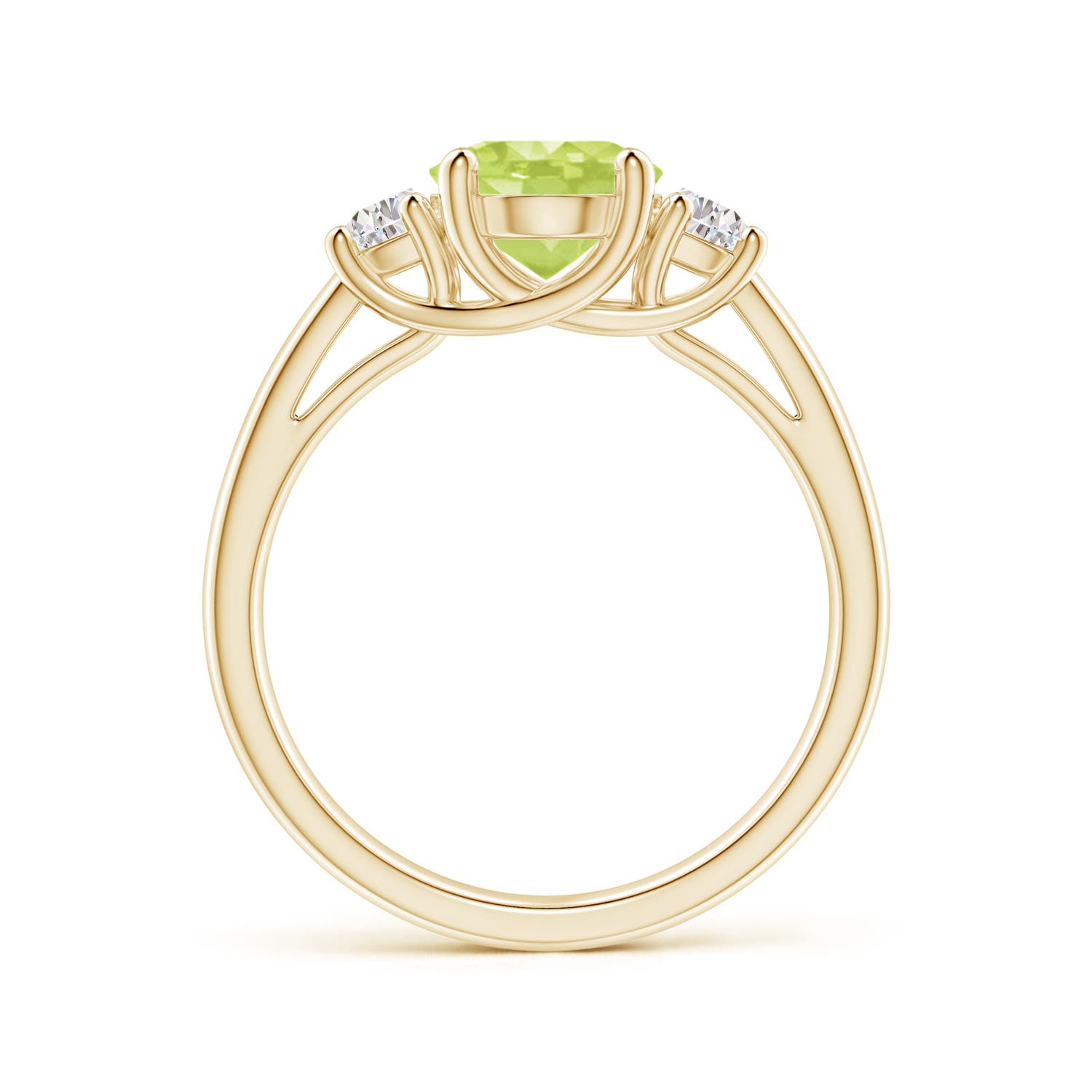 A - Peridot / 2.22 CT / 14 KT Yellow Gold