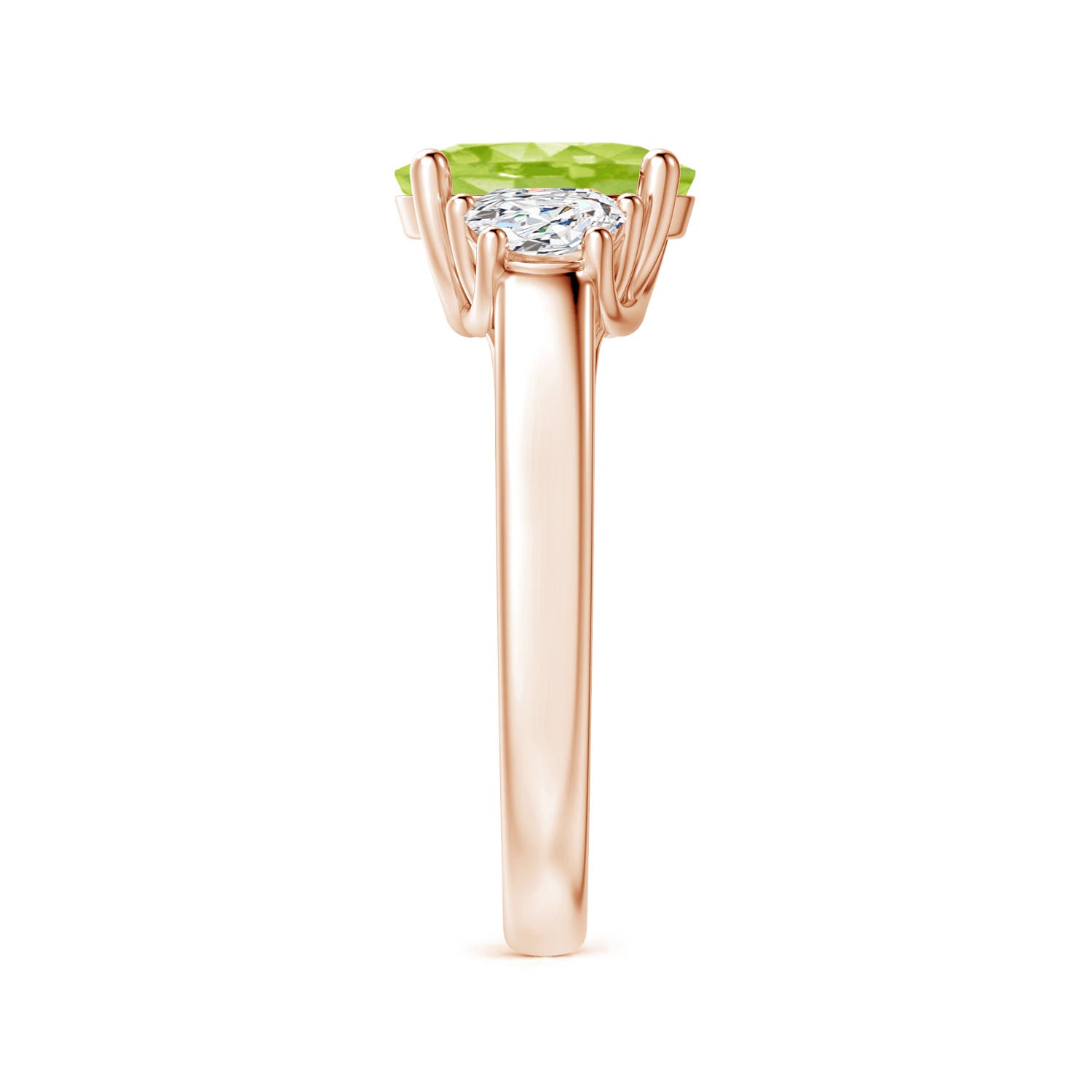 AA - Peridot / 2.22 CT / 14 KT Rose Gold