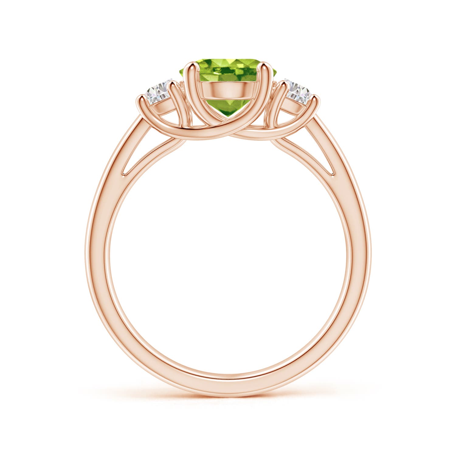 AAA - Peridot / 2.22 CT / 14 KT Rose Gold