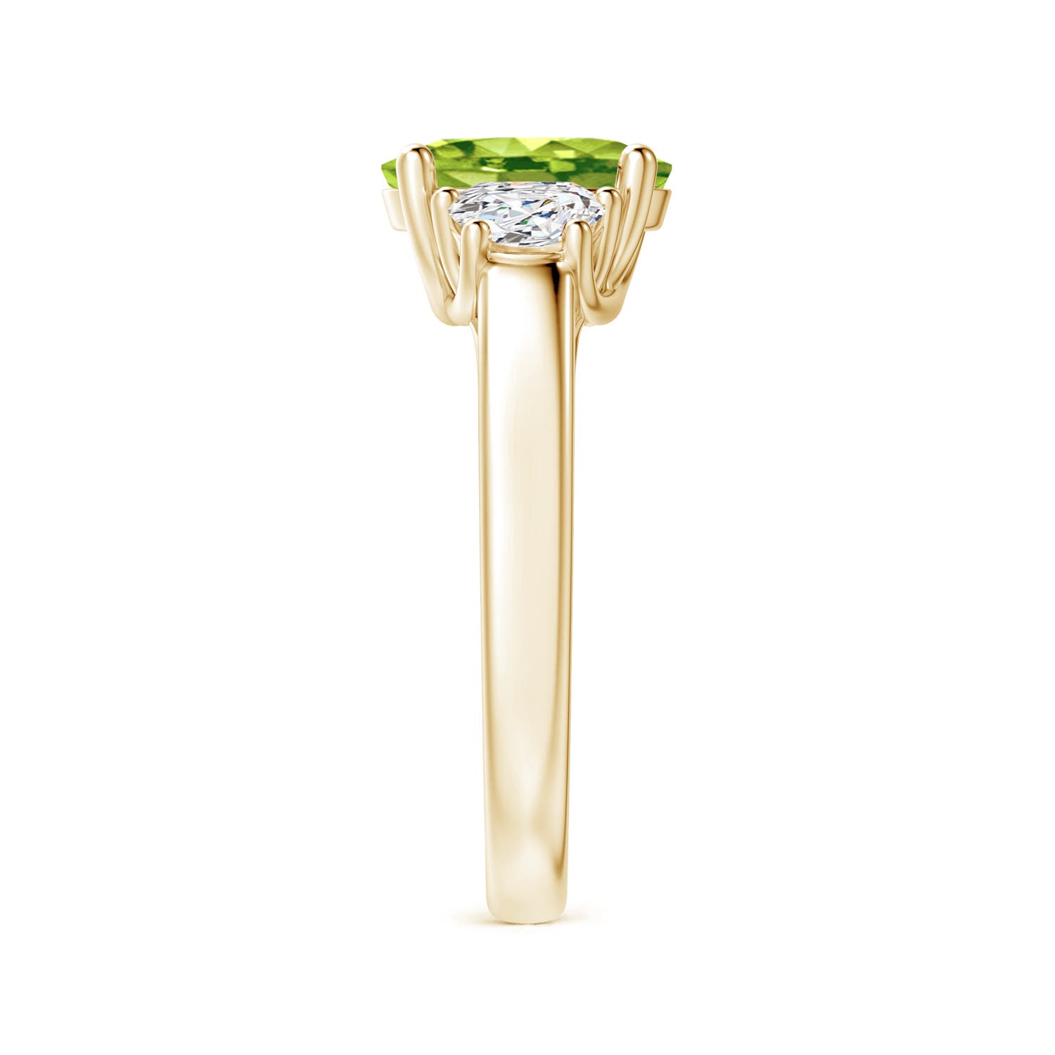 AAA - Peridot / 2.22 CT / 14 KT Yellow Gold