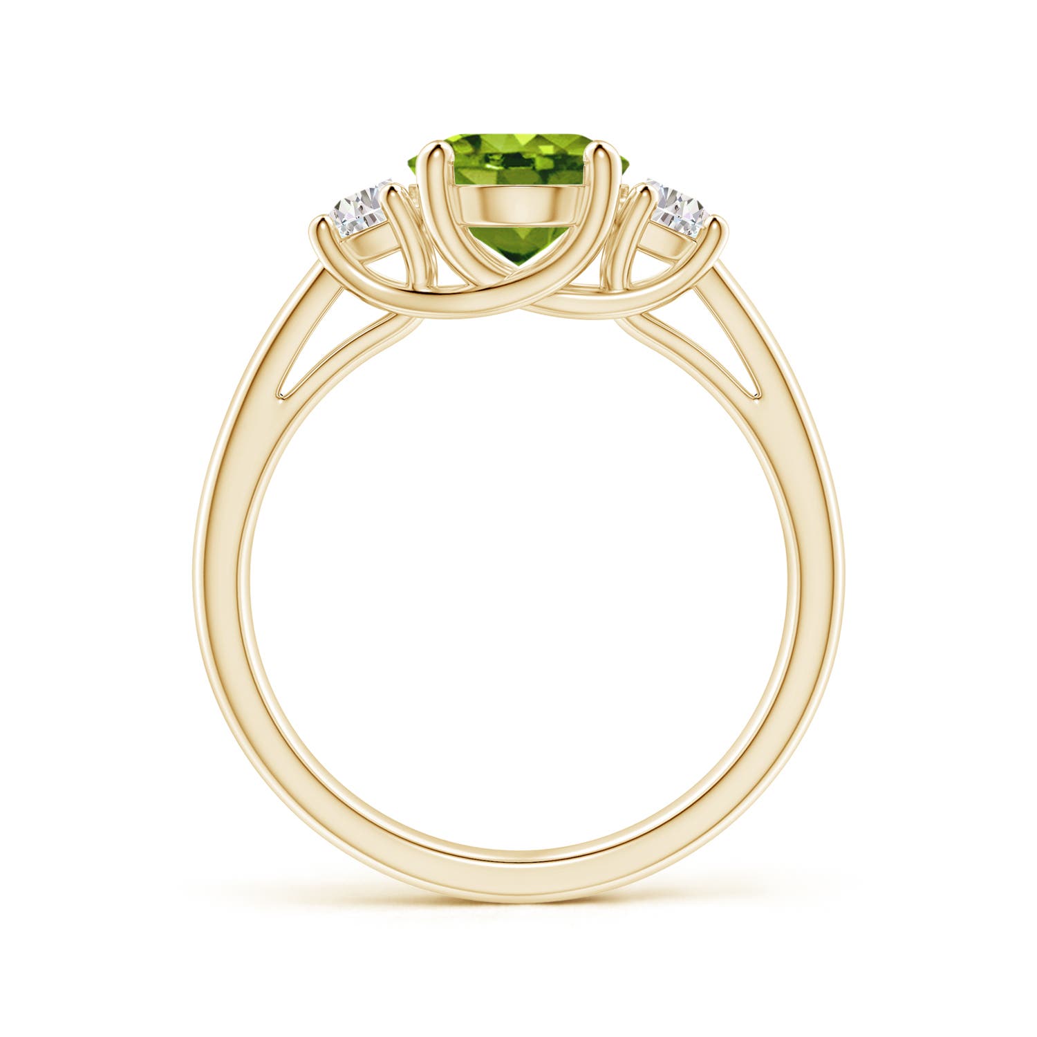 AAAA - Peridot / 2.22 CT / 14 KT Yellow Gold