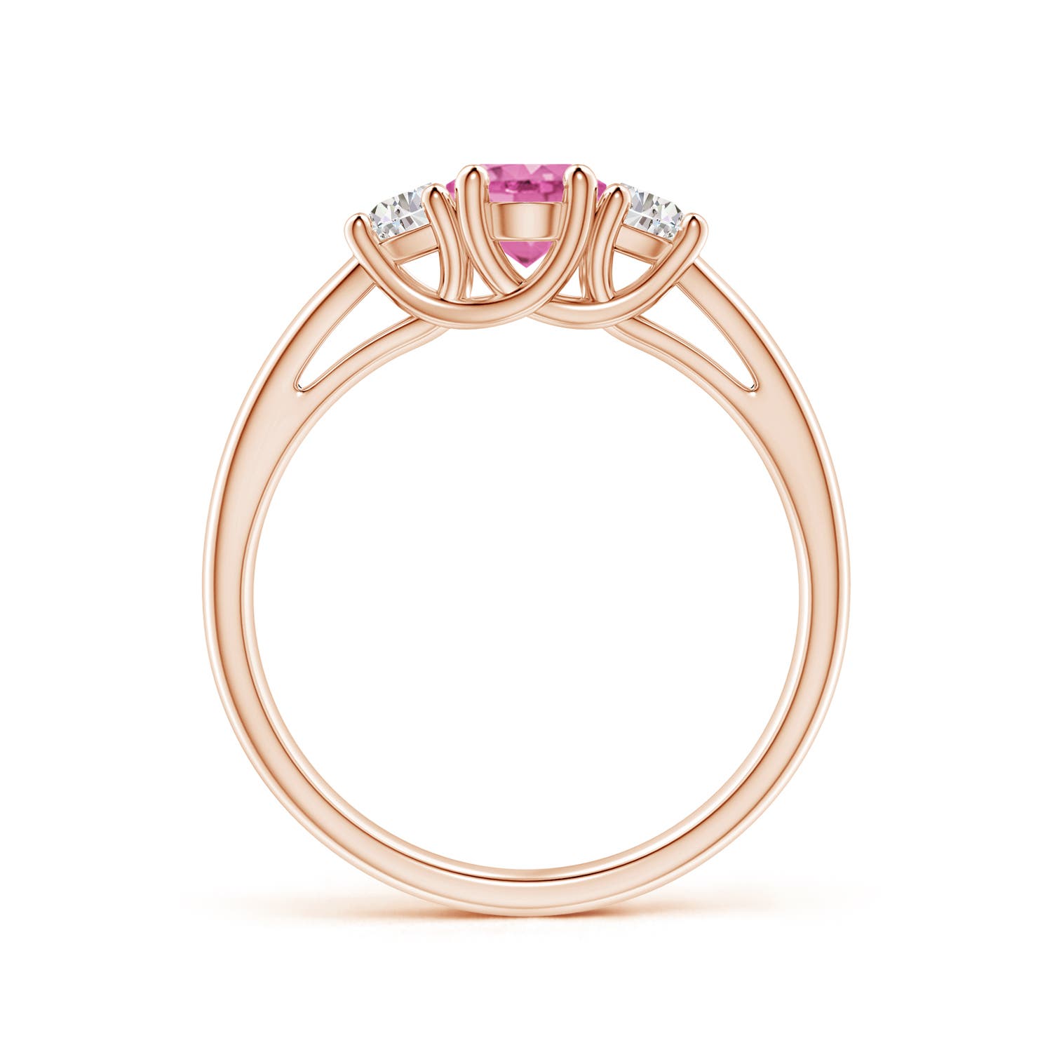 AA - Pink Sapphire / 1.17 CT / 14 KT Rose Gold