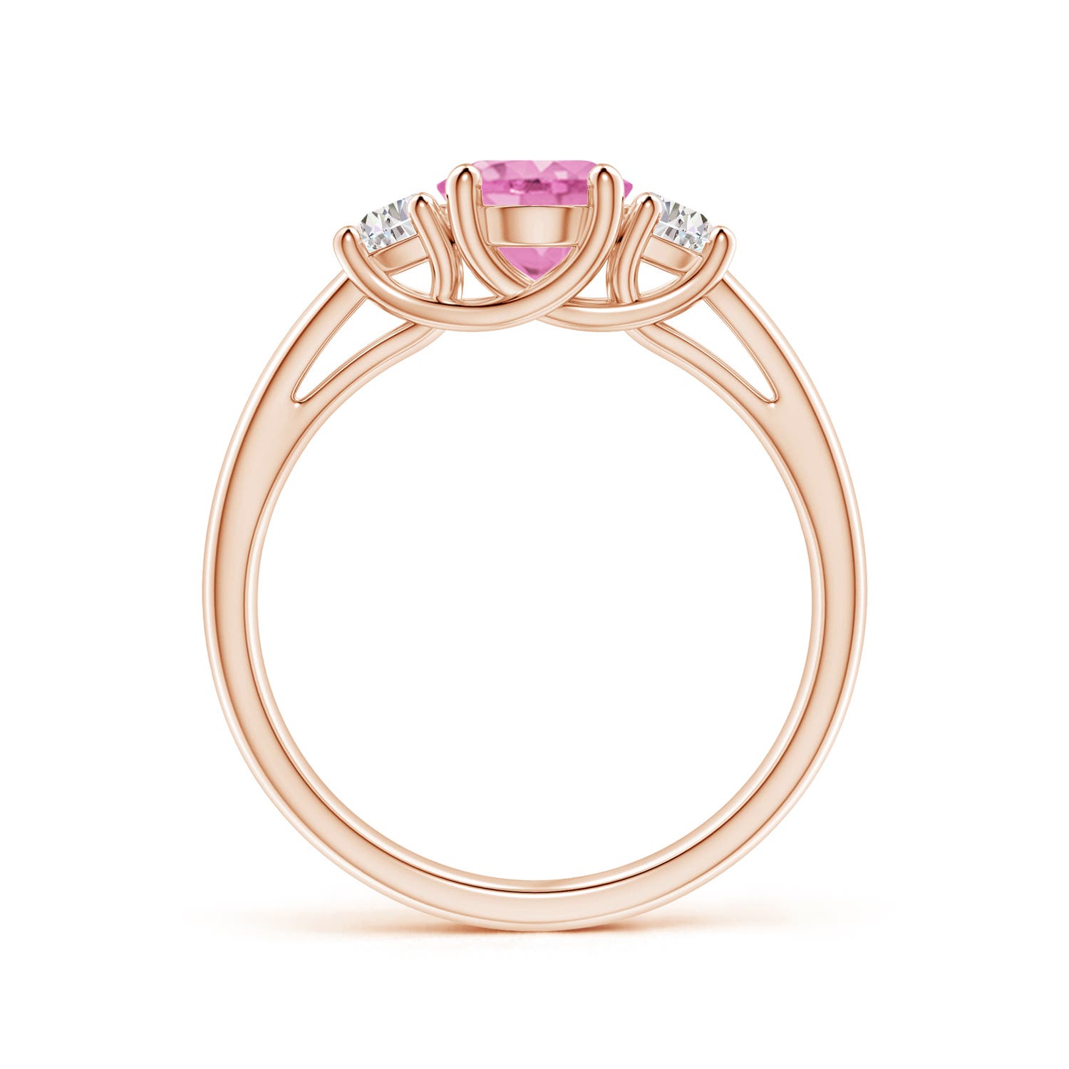 A - Pink Sapphire / 1.77 CT / 14 KT Rose Gold